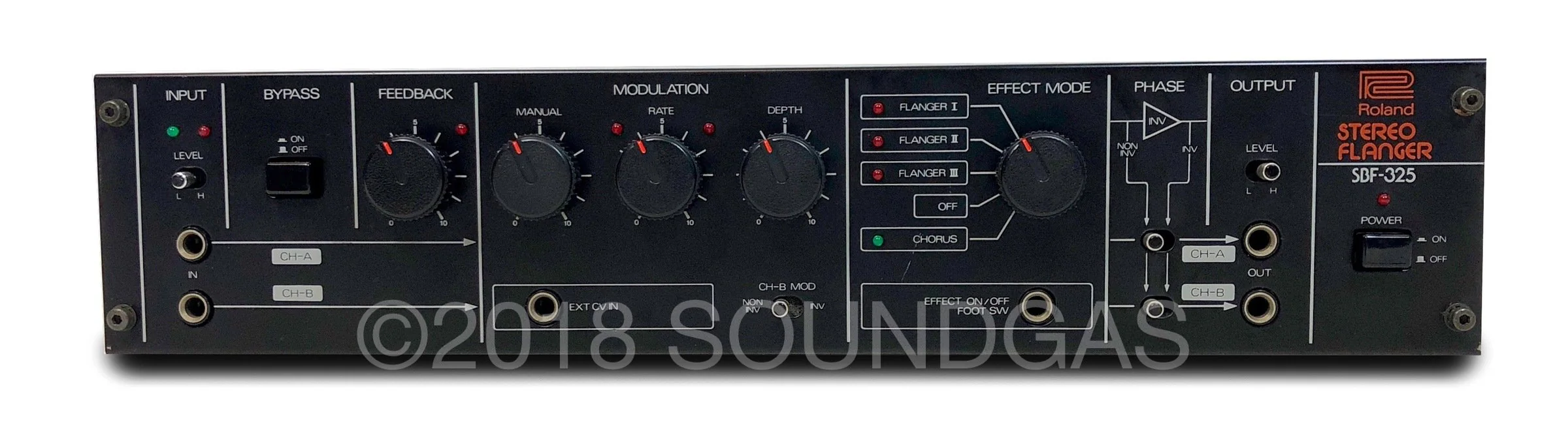 Roland SBF-325 Stereo Flanger - Image 2