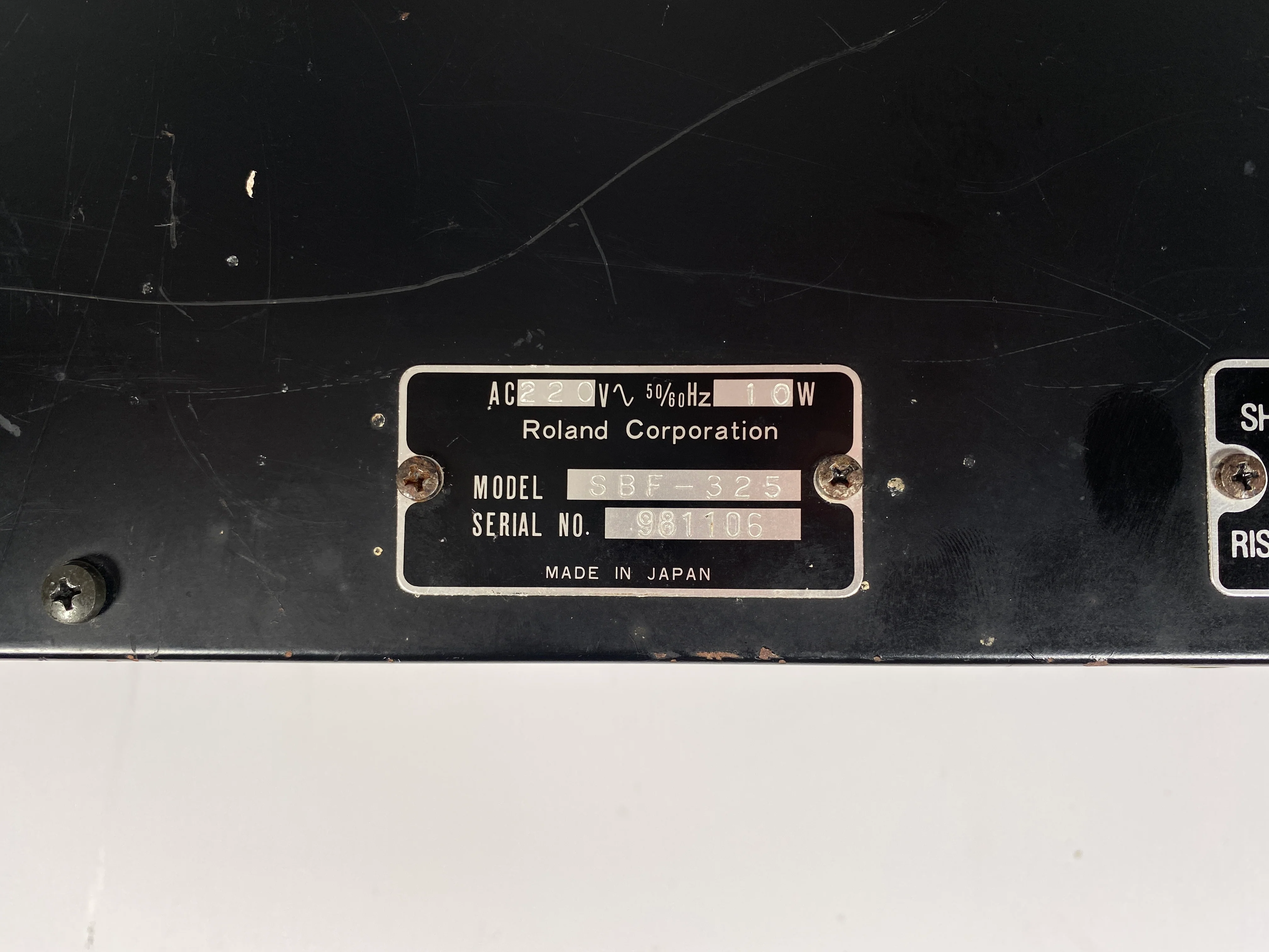 Roland SBF-325 Stereo Flanger - Image 5