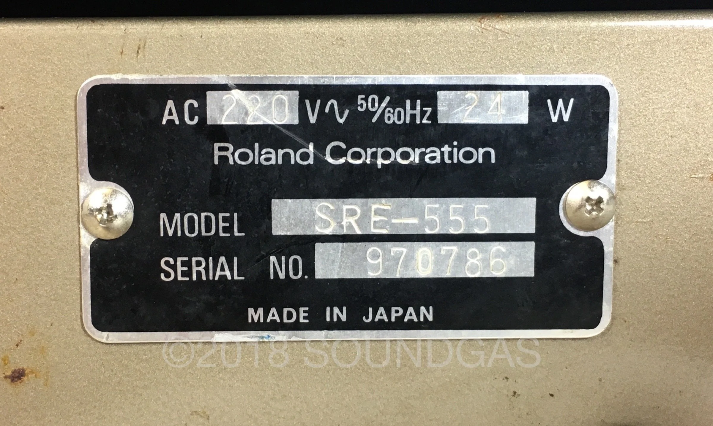 Roland SRE-555 Chorus Echo - Image 6
