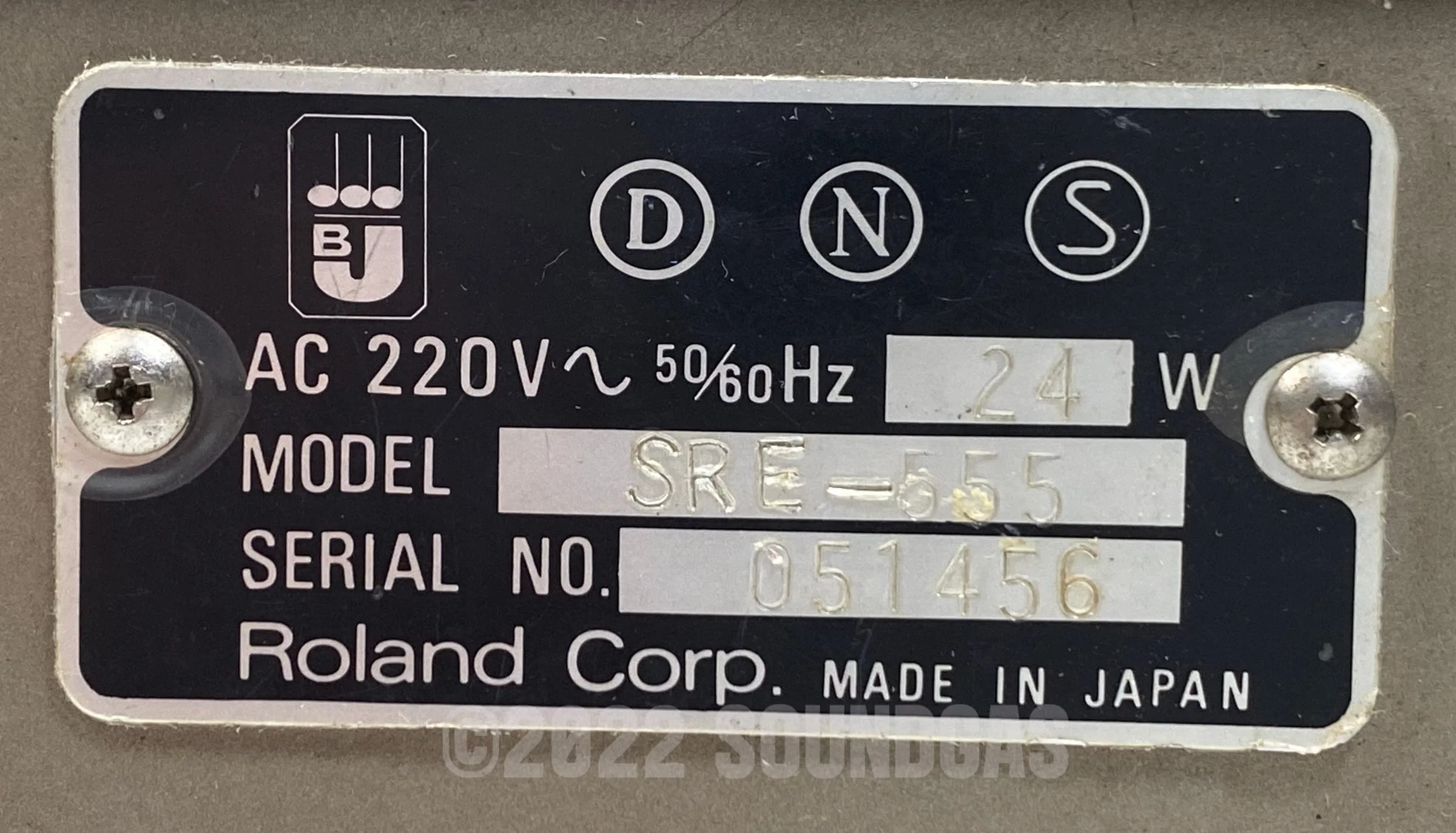 Roland SRE-555 Chorus Echo - Image 6