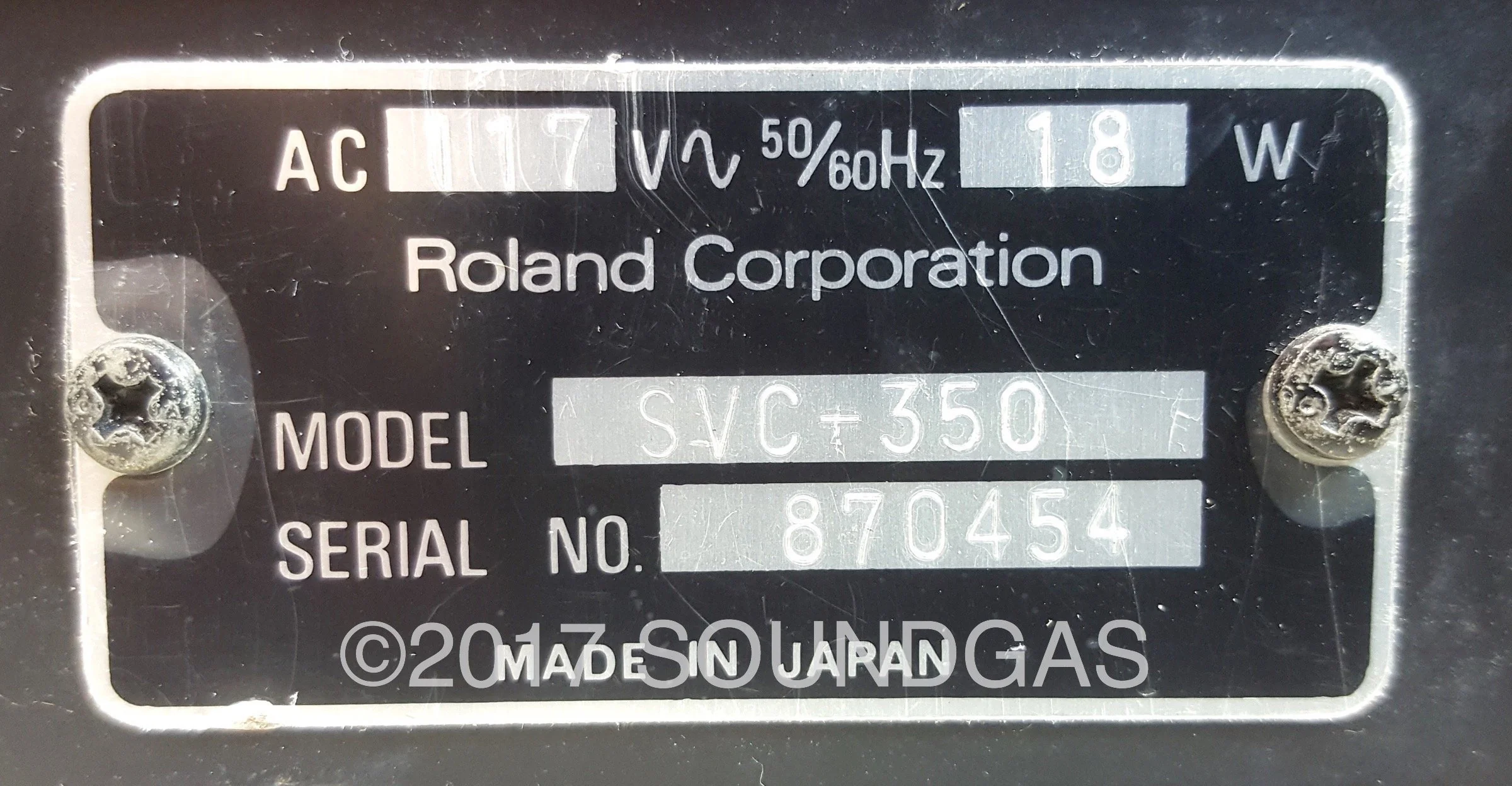 Roland SVC-350 Vocoder 220v - Image 7