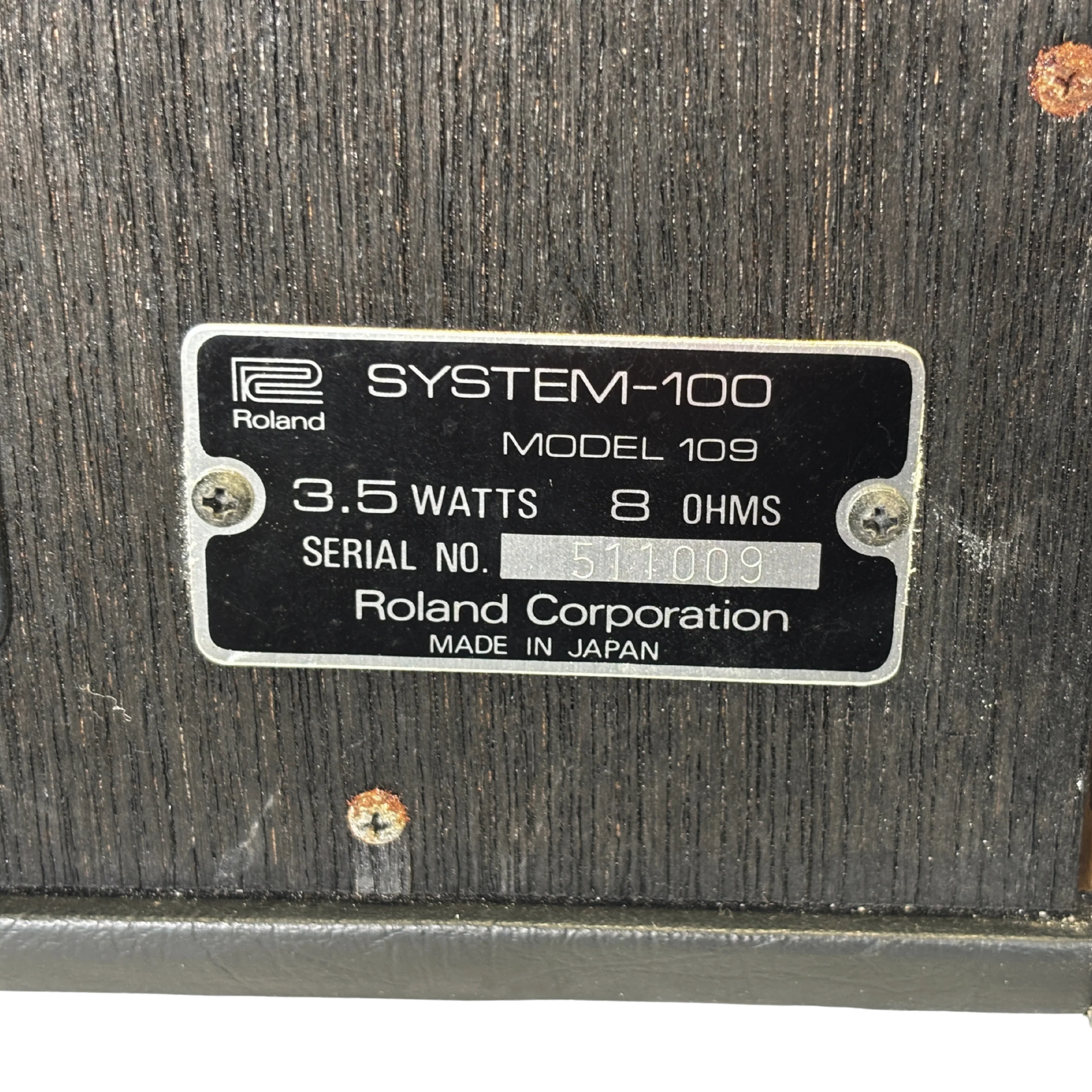 Roland System-100 Model 109 Speakers (Pair) - sn 511008/511009 - Image 7