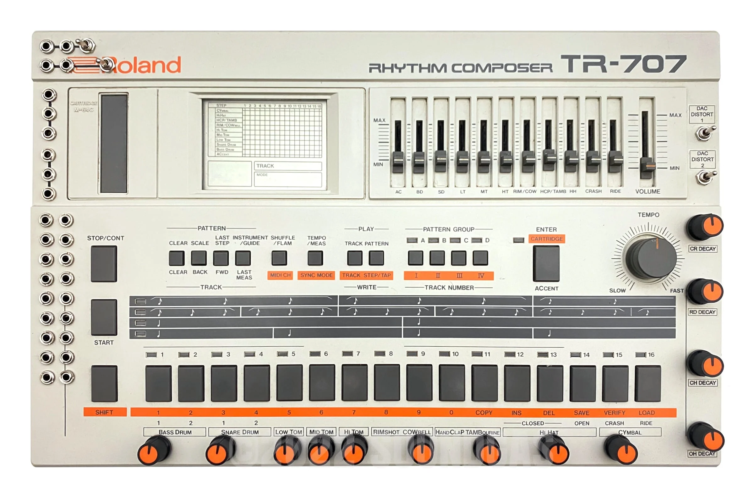Roland TR-707 Circuitbent + Expanded (727 808 909, 4 Soundgas Banks) - Image 2