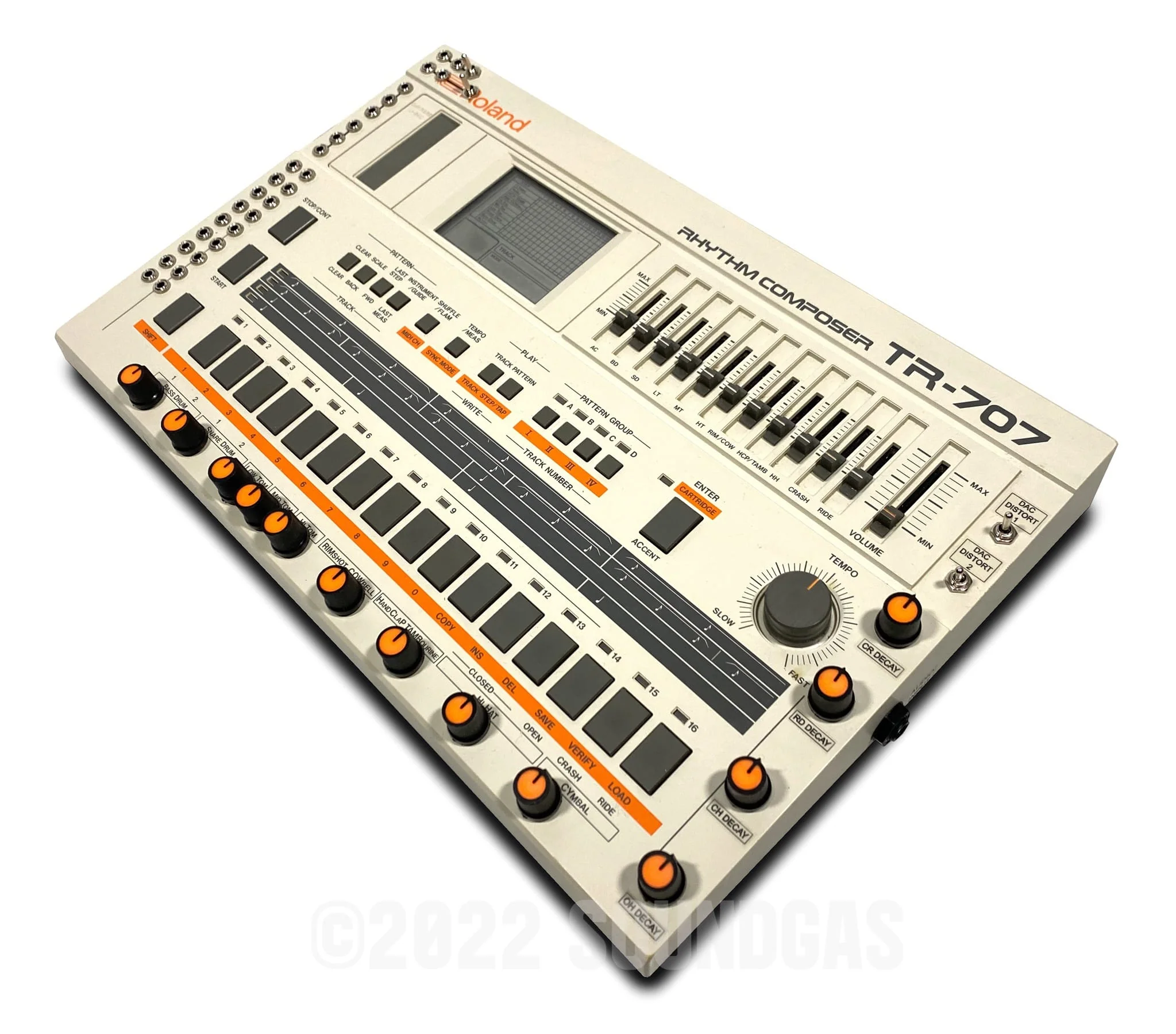 Roland TR-707 Circuitbent + Expanded (727 808 909, 4 Soundgas Banks) - Image 3