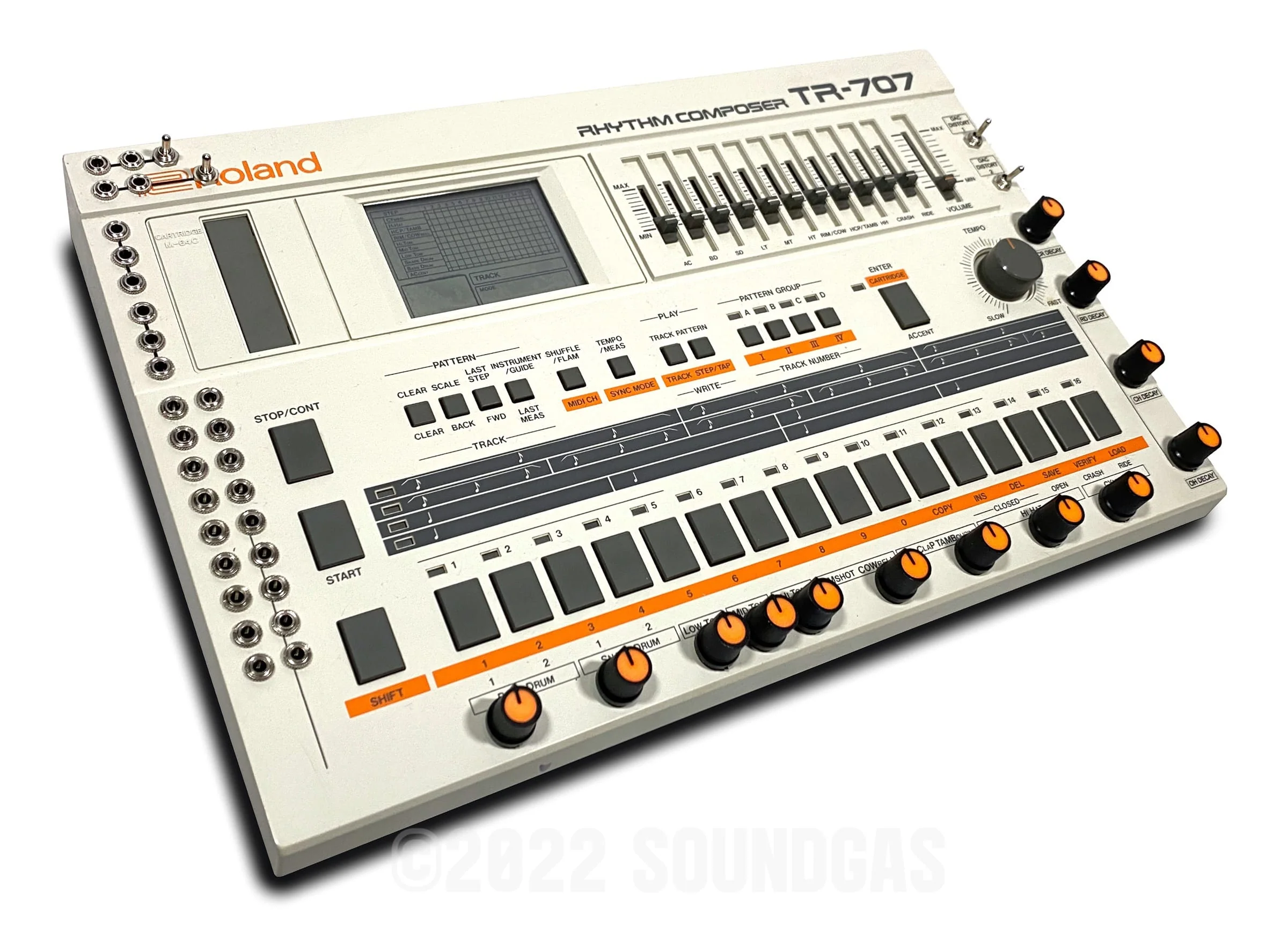 Roland TR-707 Circuitbent + Expanded (727 808 909, 4 Soundgas Banks) - Image 4