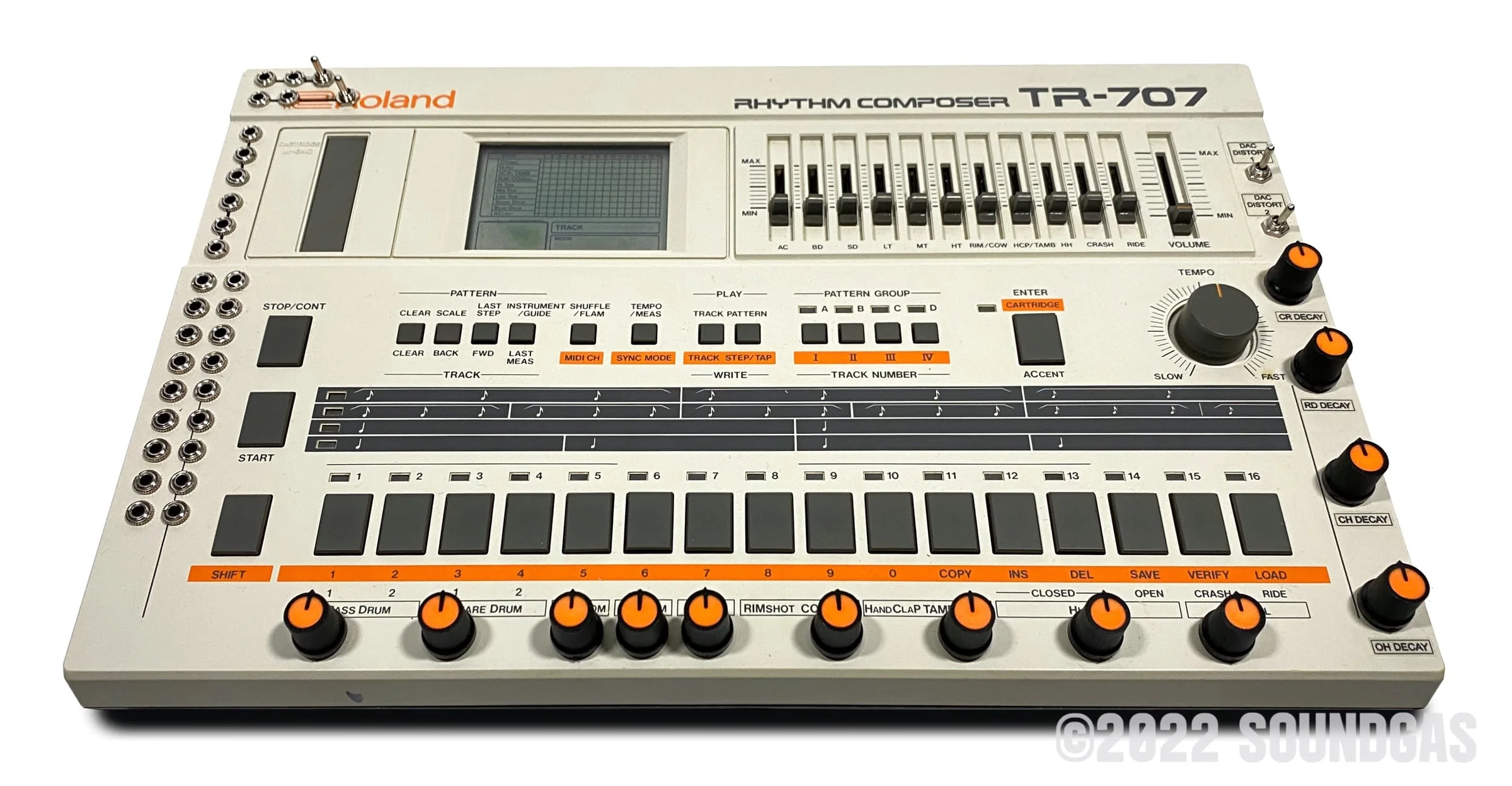 Roland TR-707 Circuitbent + Expanded (727 808 909, 4 Soundgas Banks) - Image 8