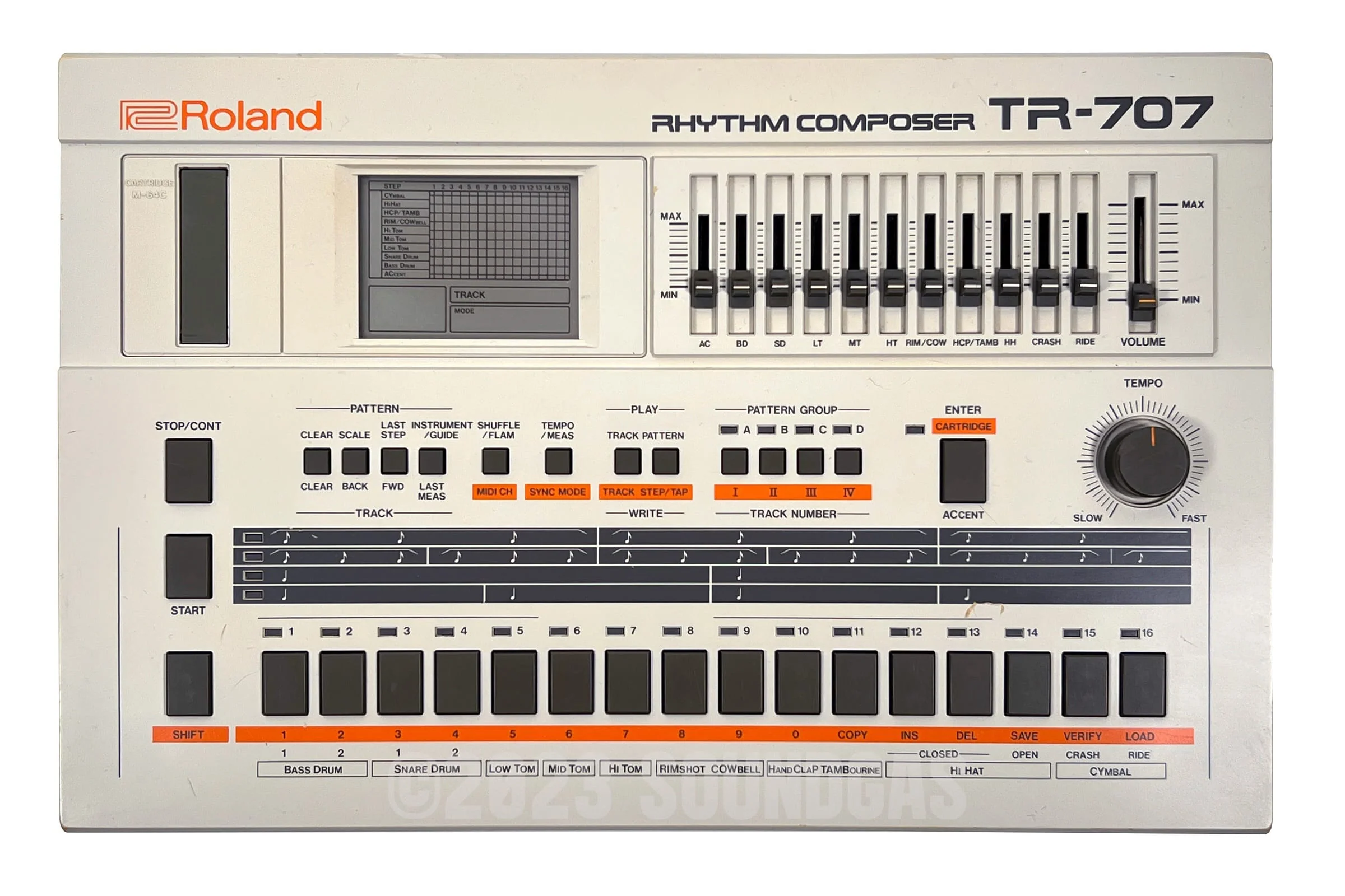 Roland TR-707 Expanded (727 808 909 + 4 Custom Banks) - Image 2