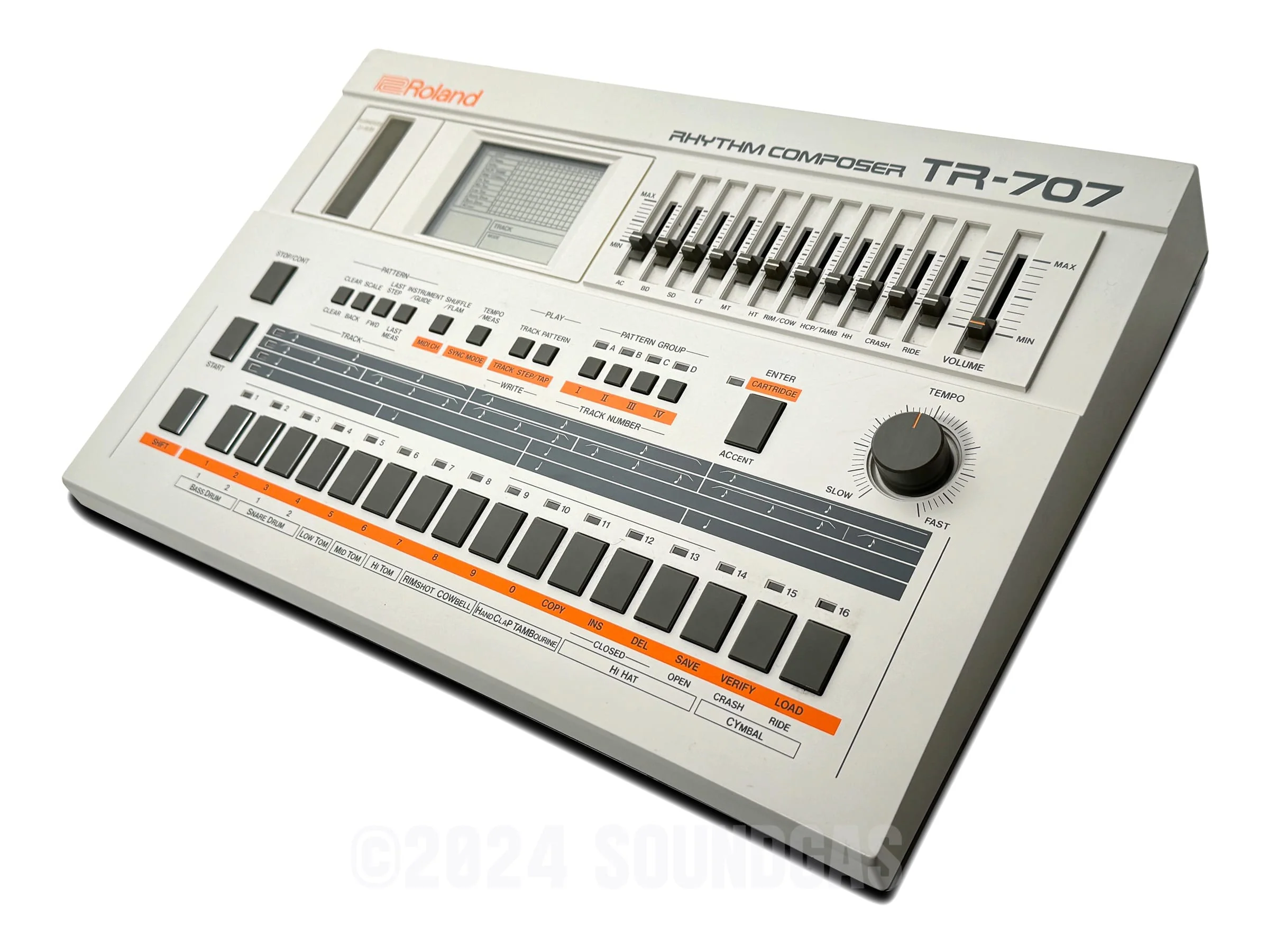 Roland TR-707 Expanded (727 808 909 + 4 Soundgas Banks) - Image 3