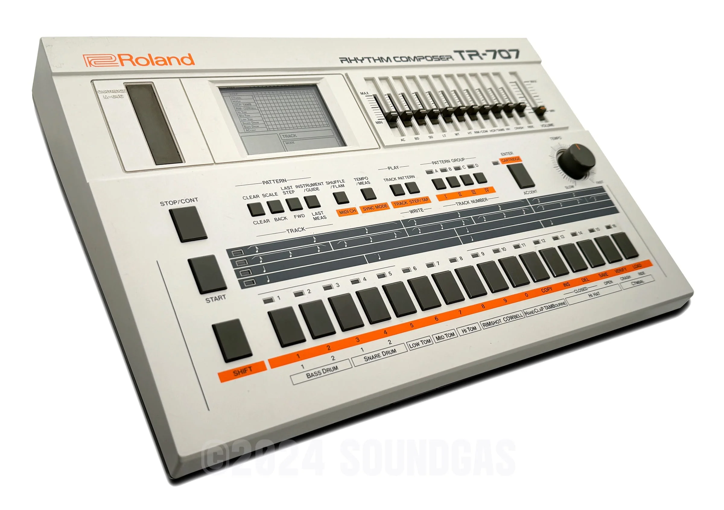 Roland TR-707 Expanded (727 808 909 + 4 Soundgas Banks) - Image 4