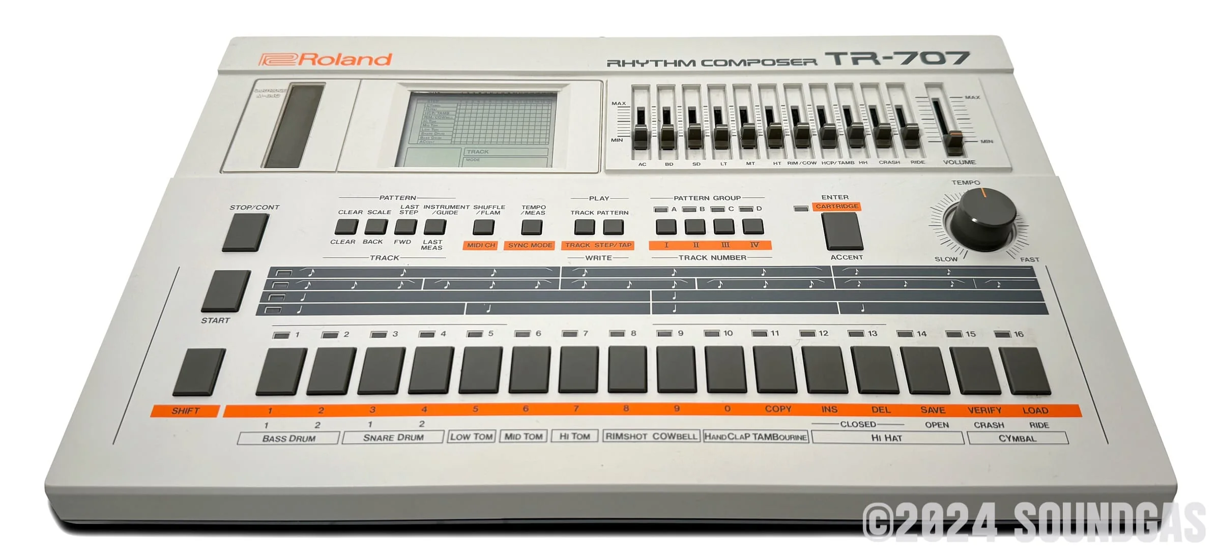 Roland TR-707 Expanded (727 808 909 + 4 Soundgas Banks) - Image 7