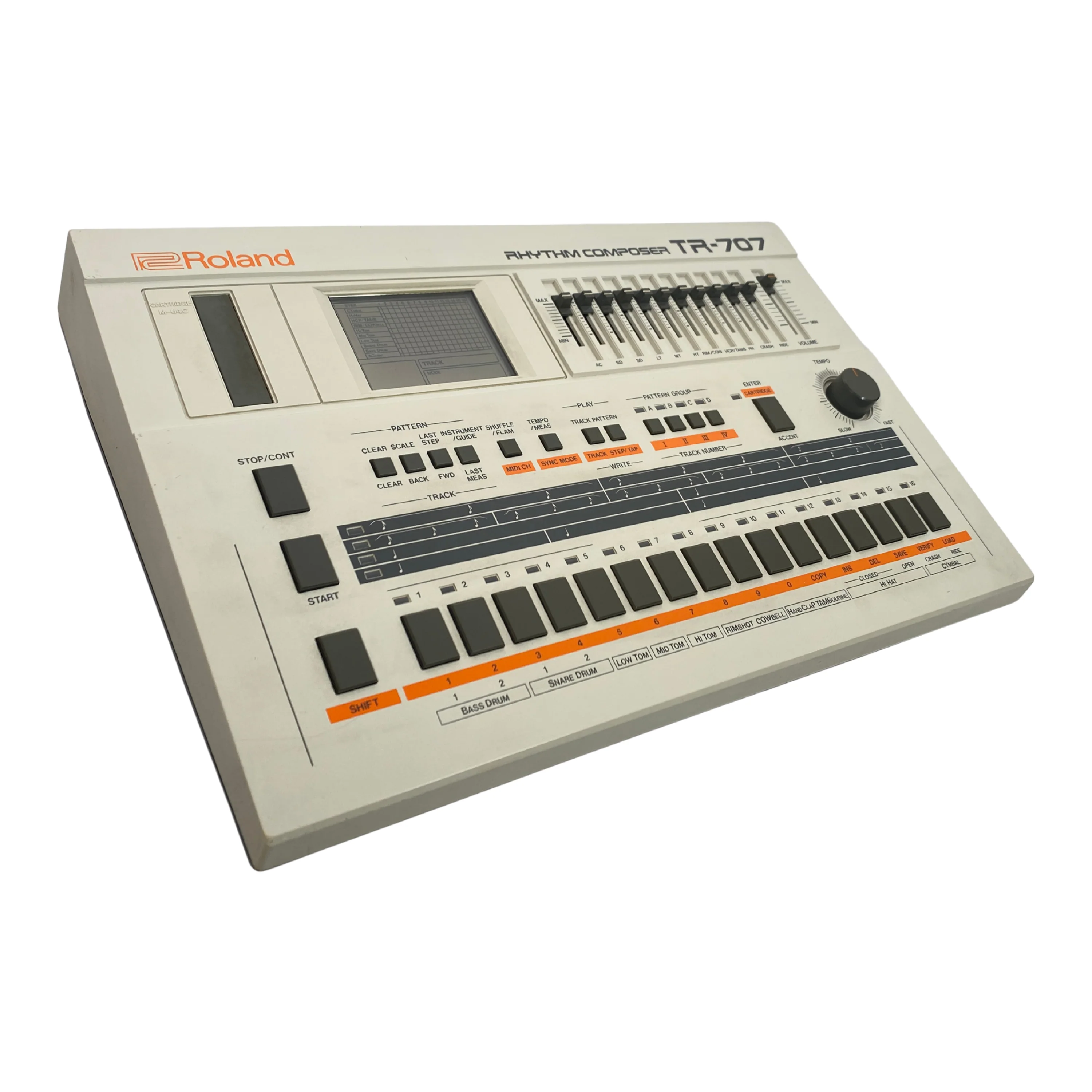Roland TR-707 Rhythm Composer - Exclusive Soundgas HKA Modified Edition- SN 601036 - Image 2