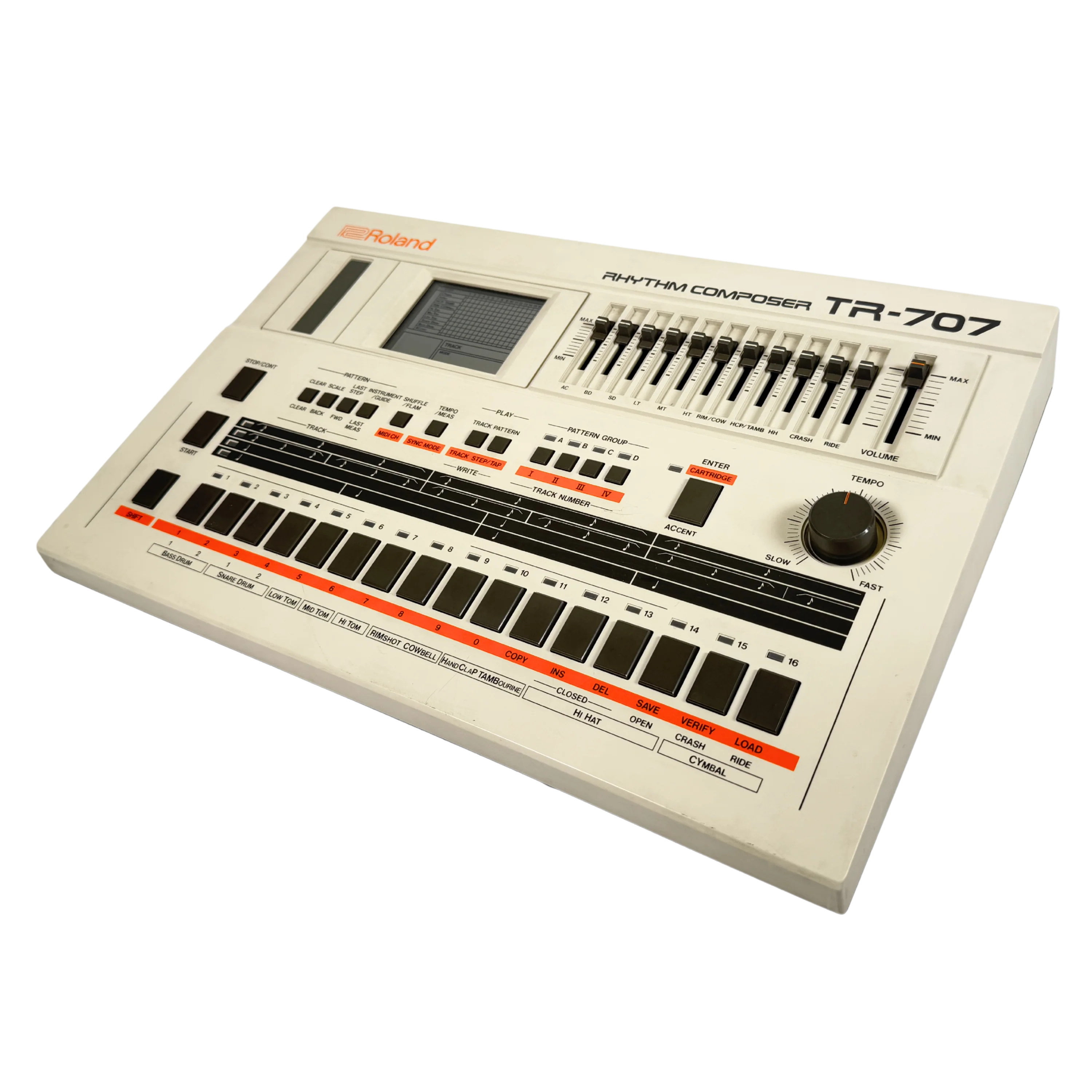 Roland TR-707 Rhythm Composer - Exclusive Soundgas HKA Modified Edition- SN 727100 - Image 3