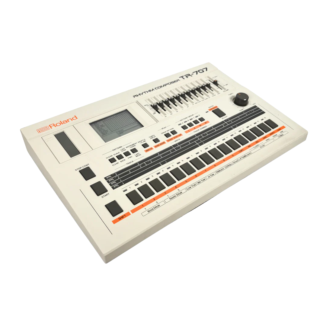 Roland TR-707 Rhythm Composer - Exclusive Soundgas HKA Modified Edition- SN 738009 - Image 2