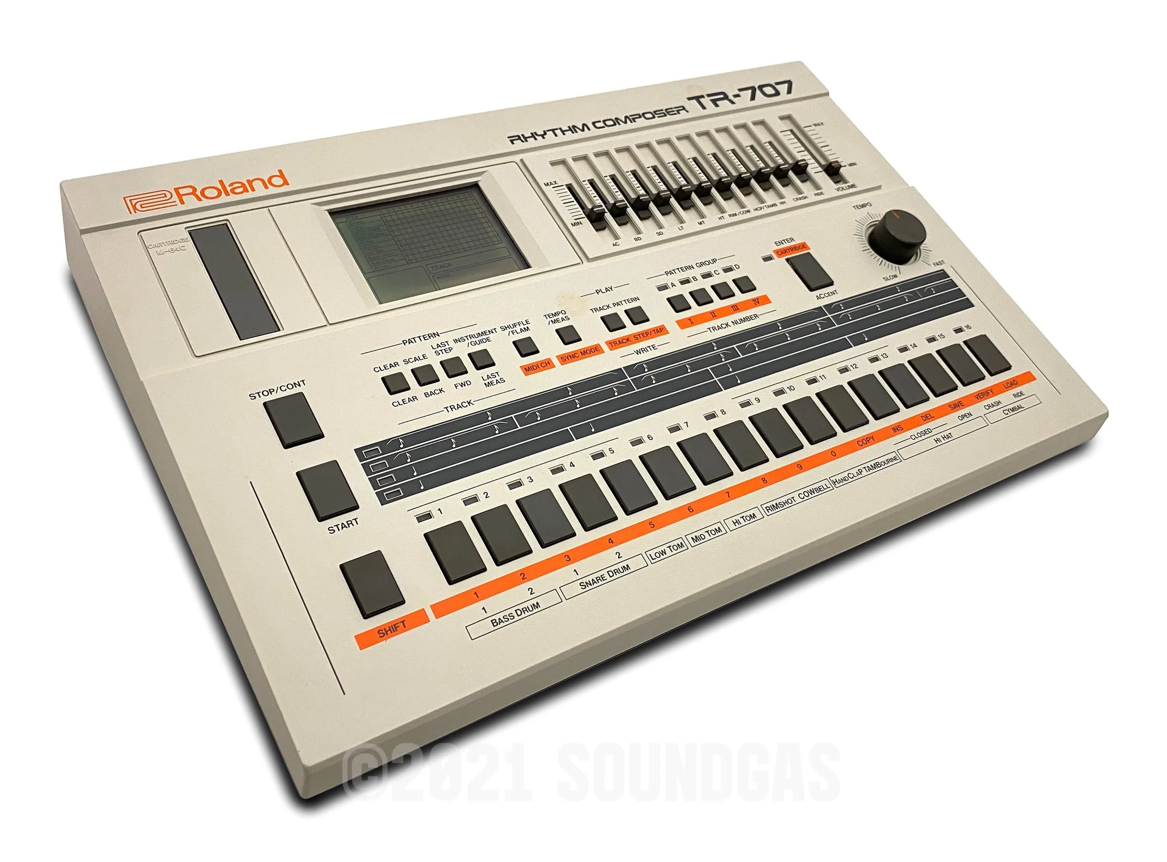 Roland TR-707 Expanded (727 808 909 Linn LM1 DMX) - Boxed - Image 5