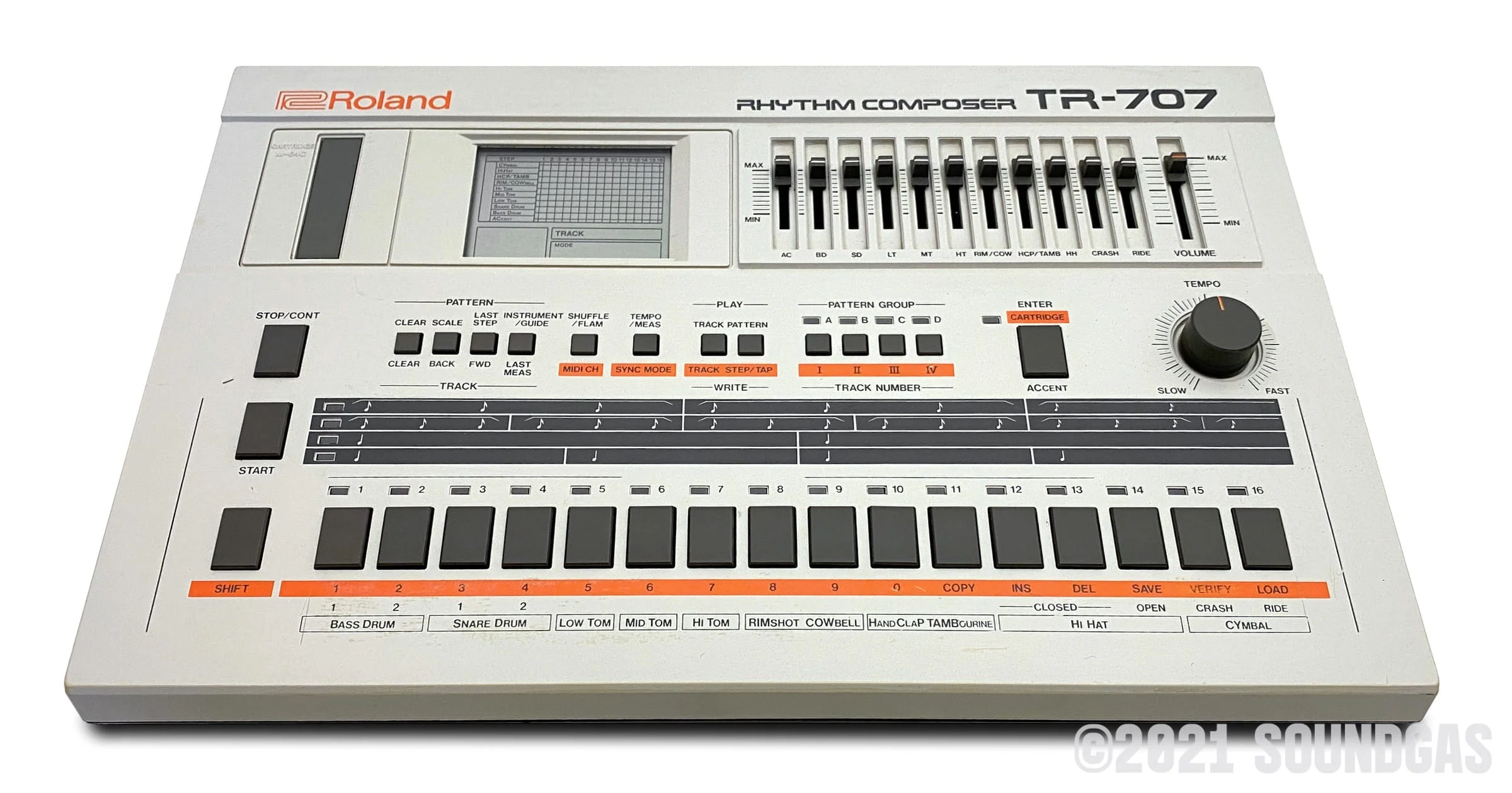 Roland TR-707 Expanded (727 808 909 Linn LM1 DMX) - Image 7