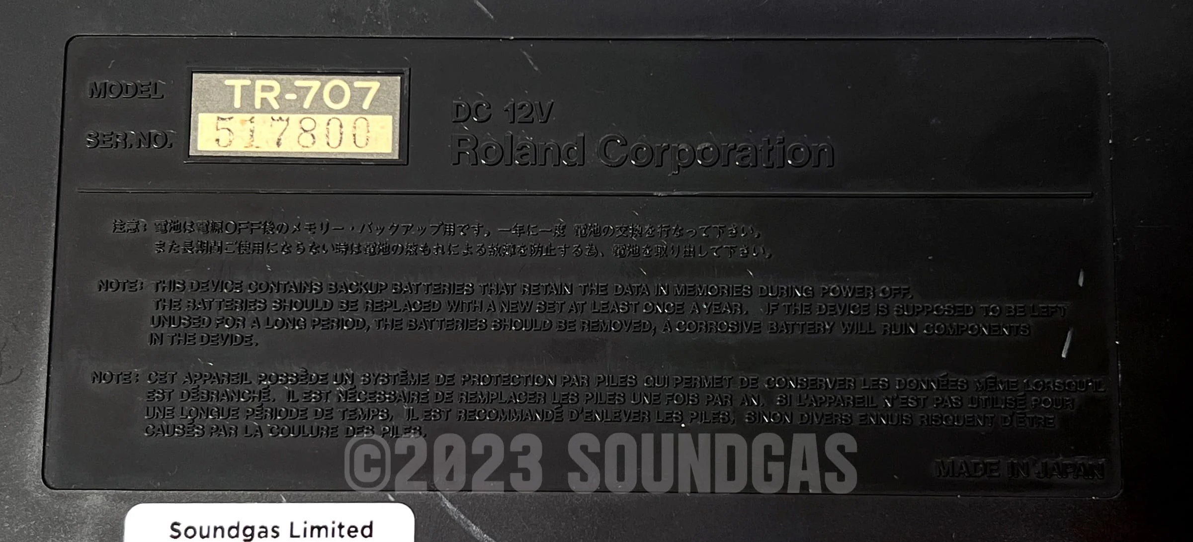 Roland TR-707 Expanded (727 808 909 plus 4 Soundgas Banks) - Image 6