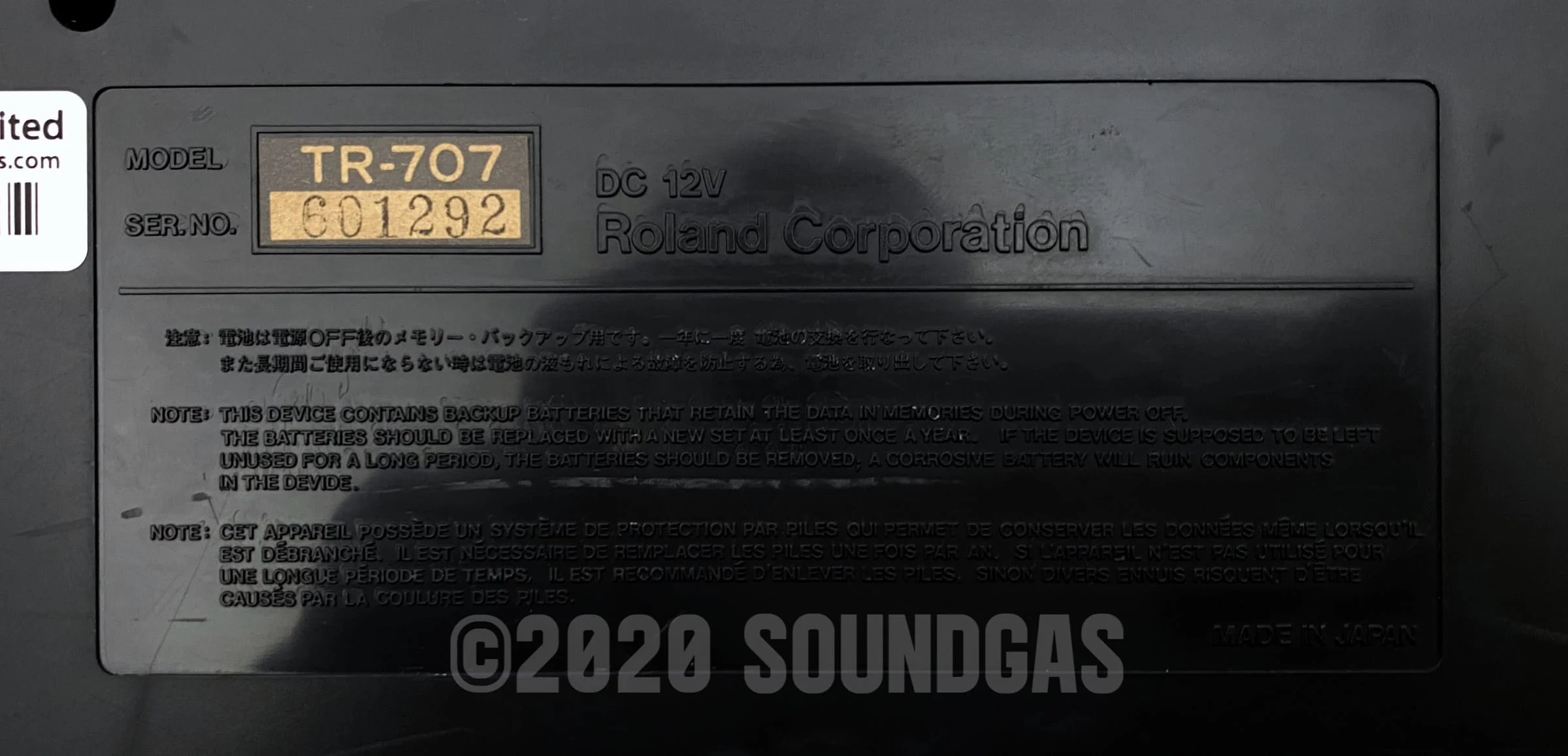 Roland TR-707 Expanded (727 808 909 Linn LM1 DMX) - Image 6