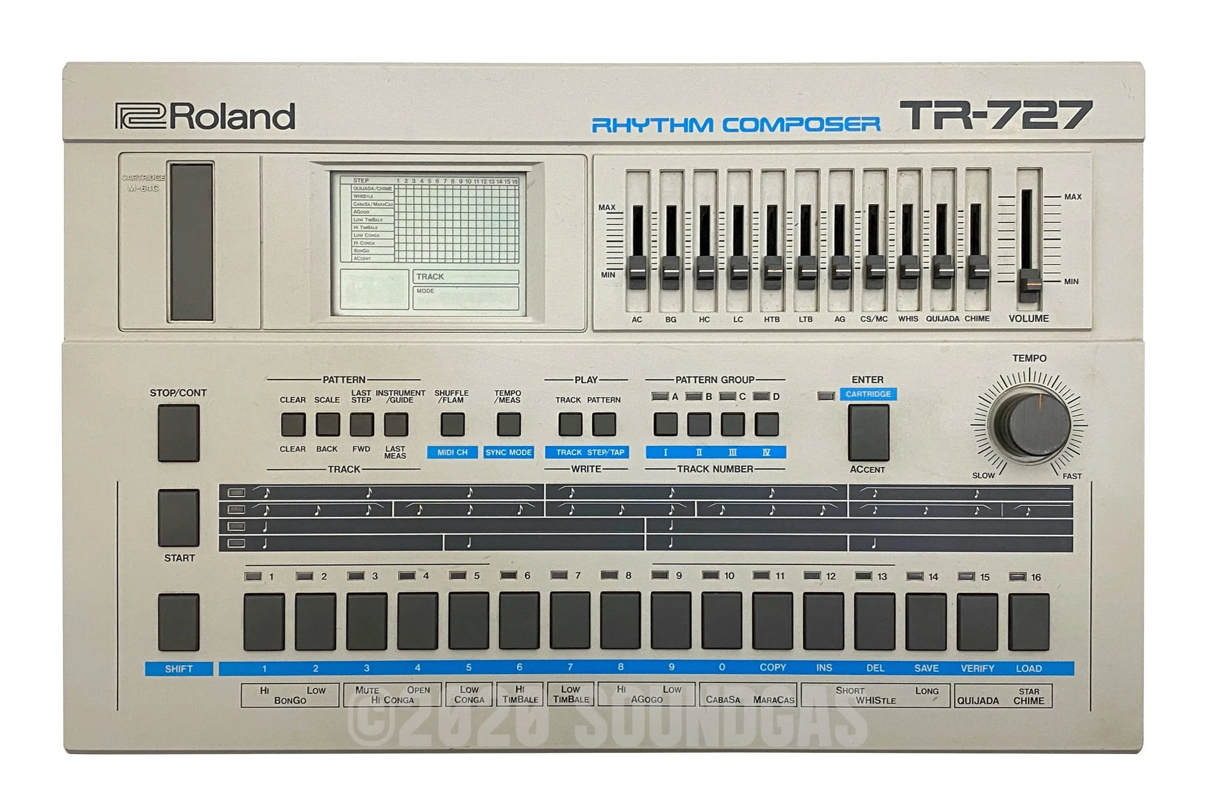 Roland TR-727 Expanded (707 808 909 Linn LM1 DMX) - Image 2