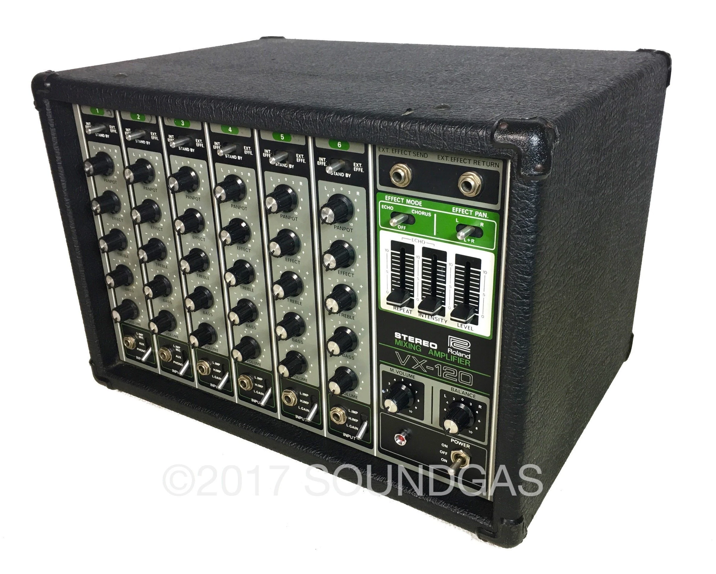 Roland VX-120 Stereo Mixer with BBD Echo/Chorus - Image 3