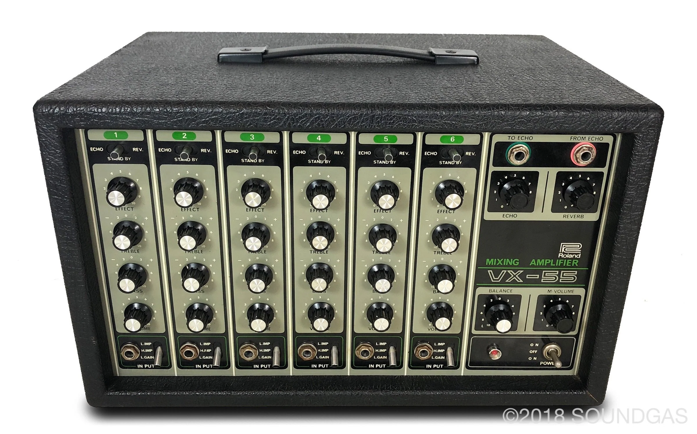 Roland VX-55 Mixer with Spring Reverb - Image 4
