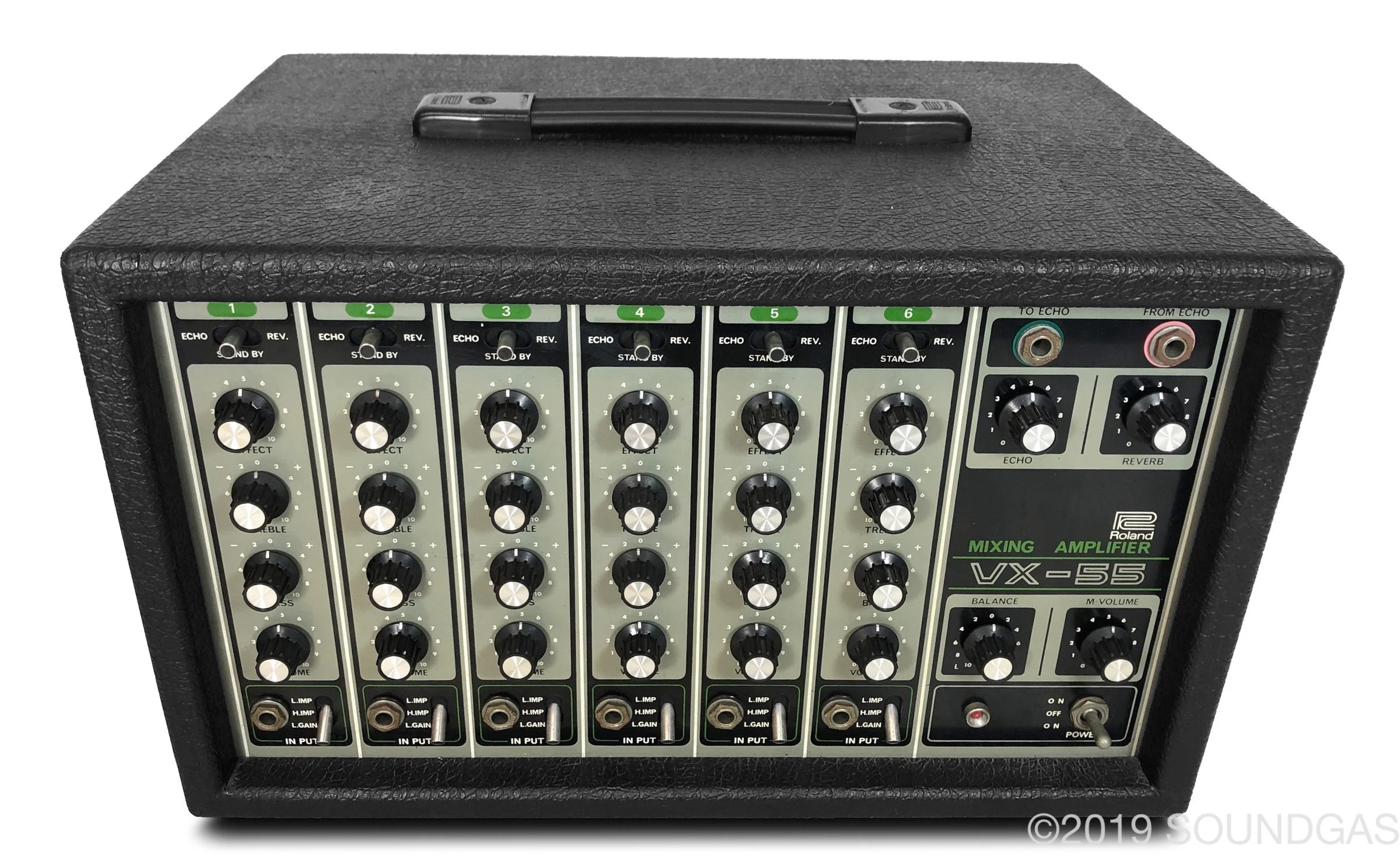 Roland VX-55 Mixer with Spring Reverb - Image 7