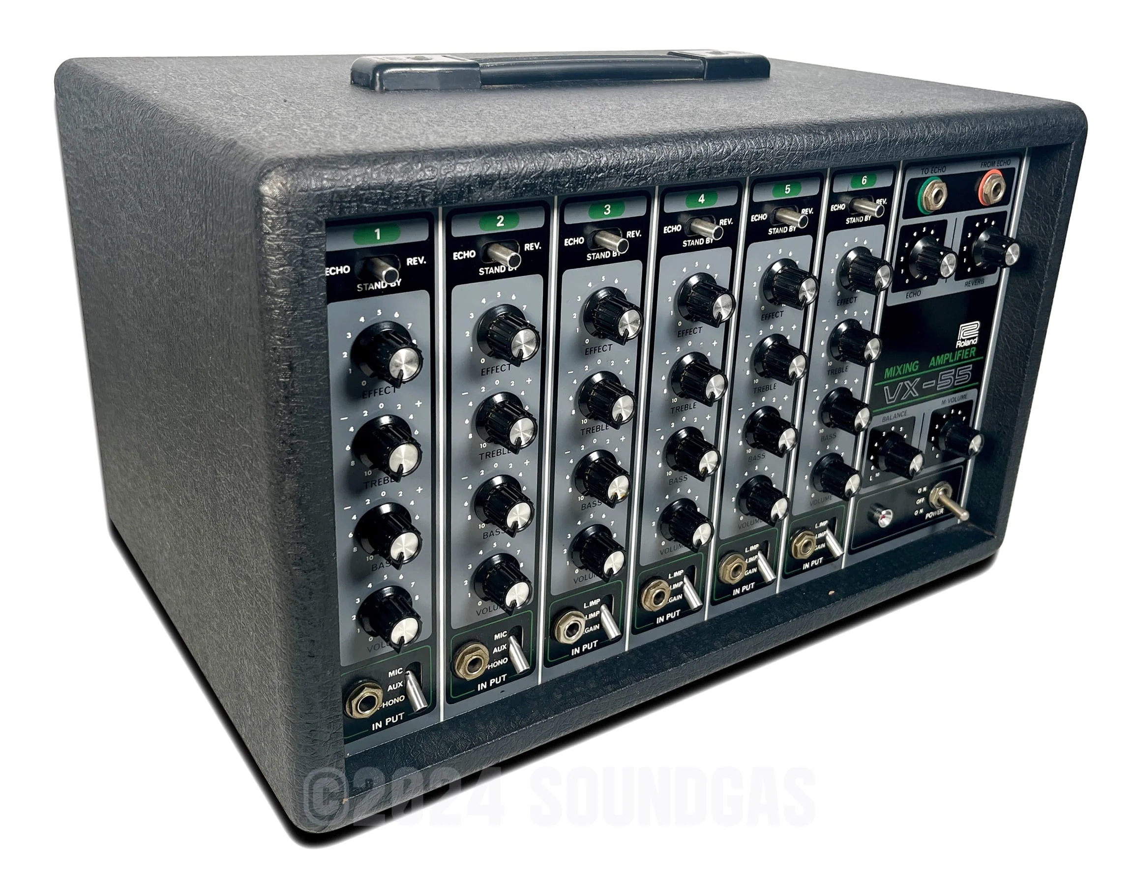 Roland VX-55 Mixer with Spring Reverb - Image 3