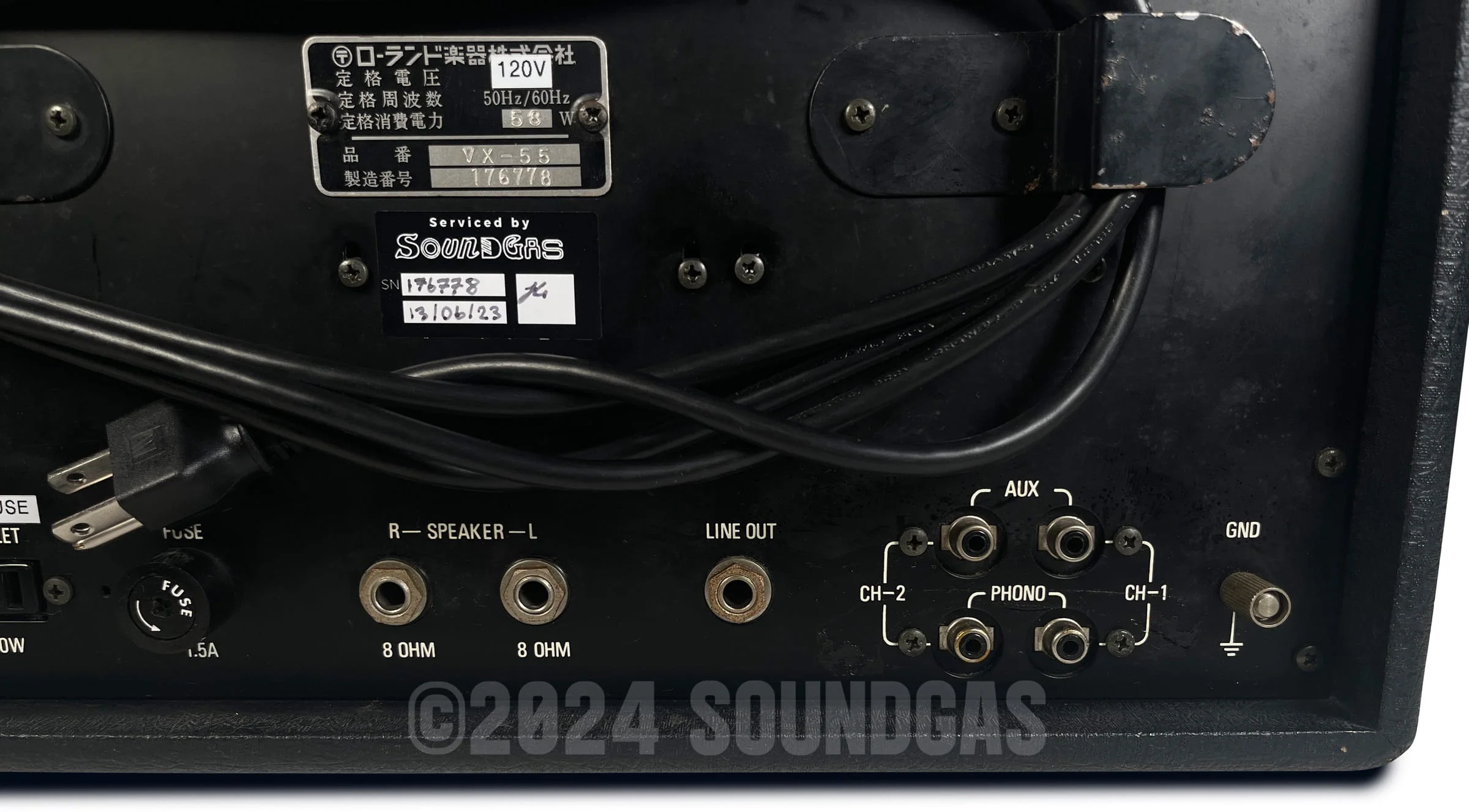Roland VX-55 Mixer with Spring Reverb - Image 7