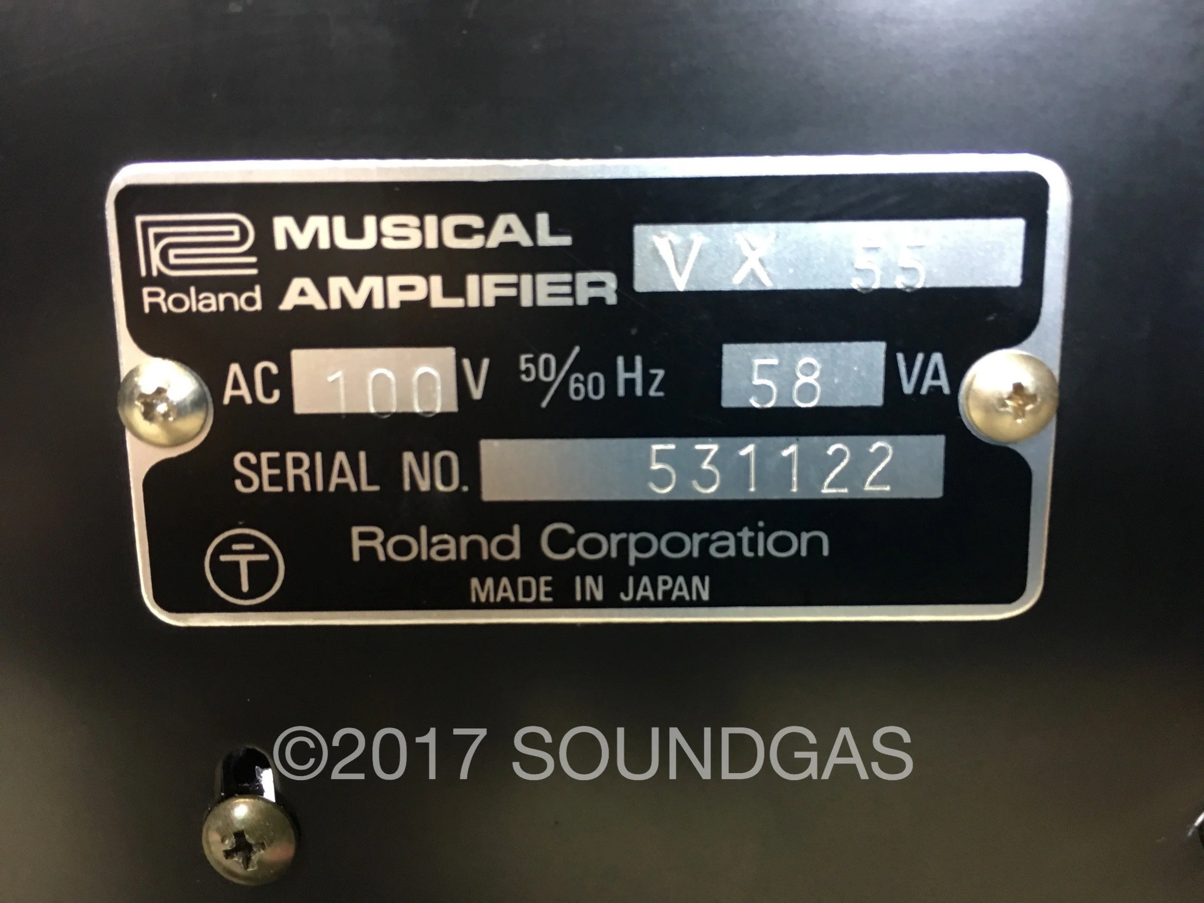 Roland VX-55 Mixer with Spring Reverb - Image 6