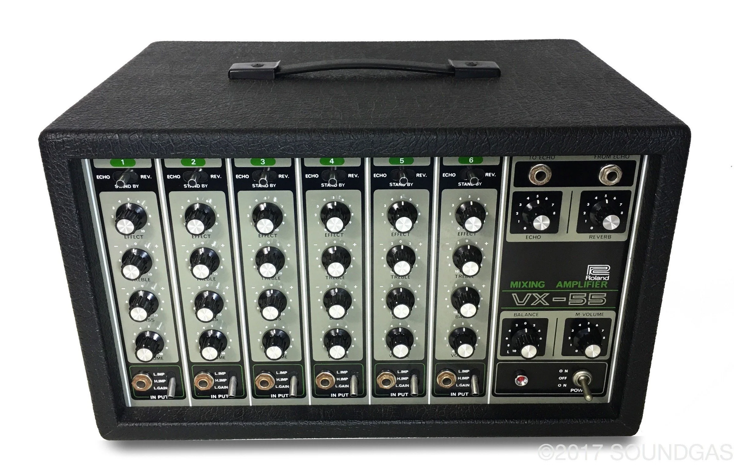 Roland VX-55 Mixer with Spring Reverb - Image 7