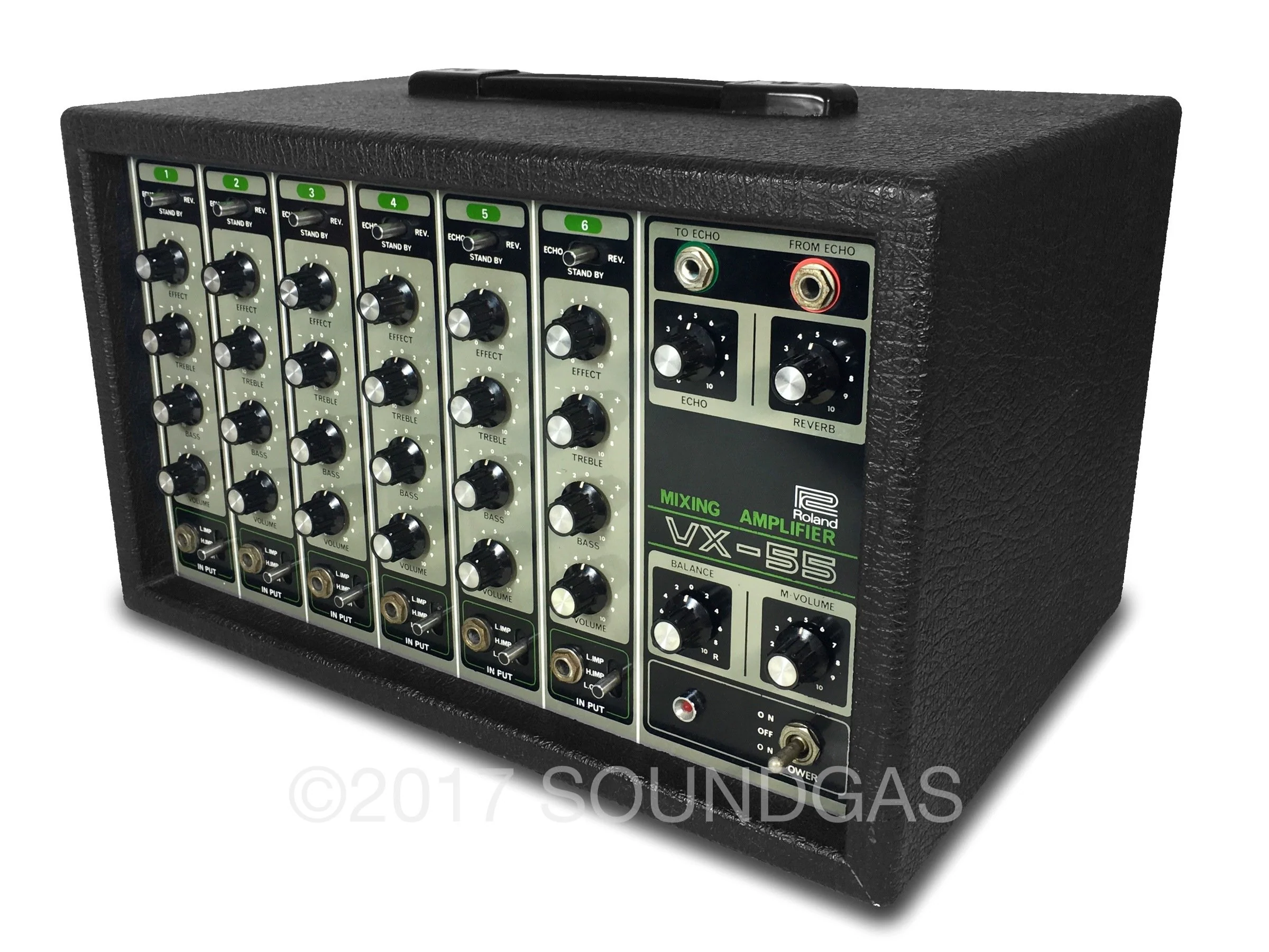 Roland VX-55 Mixer with Spring Reverb - Image 3