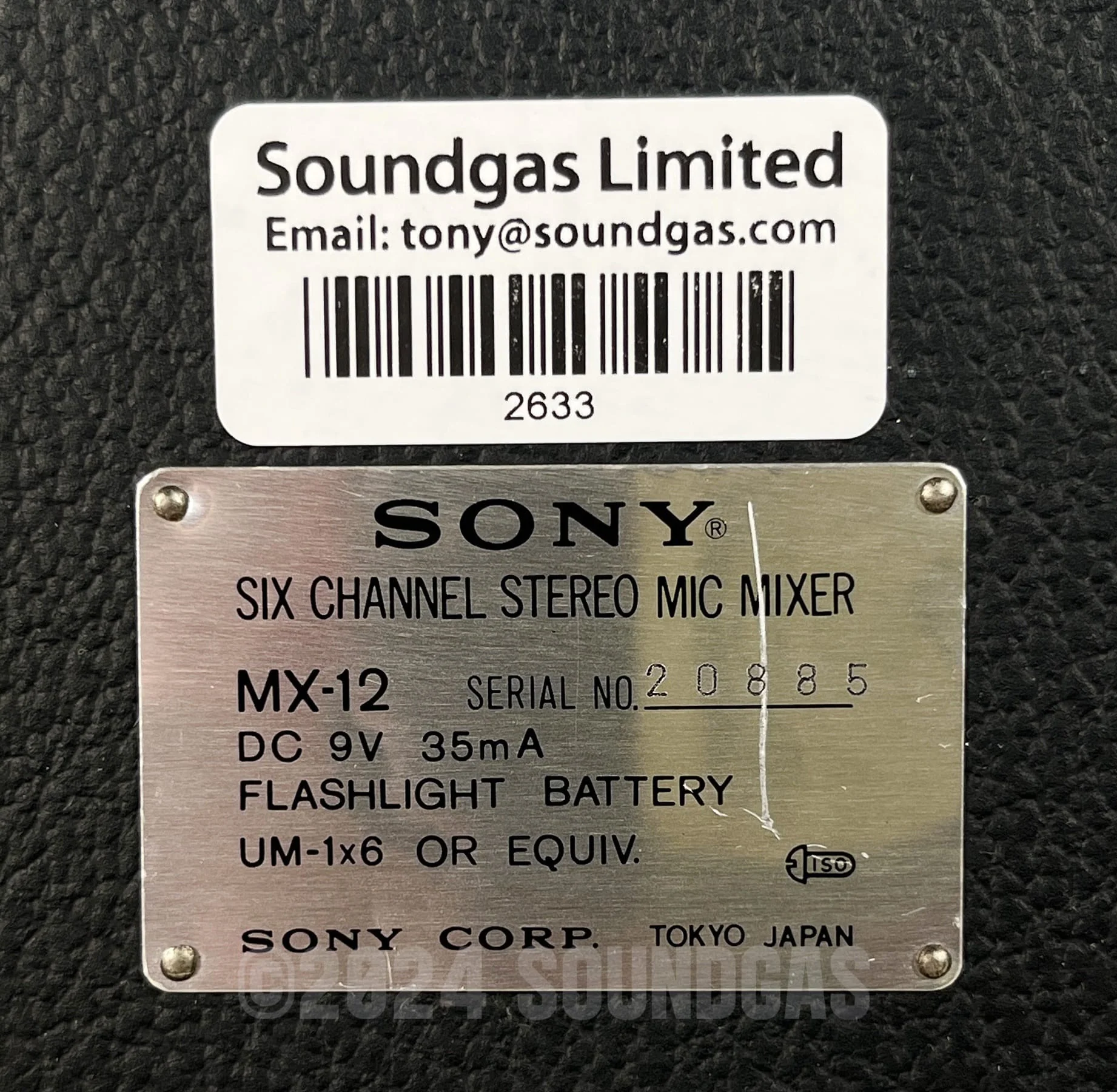 Sony MX-12 6-Channel Mixer - Image 6