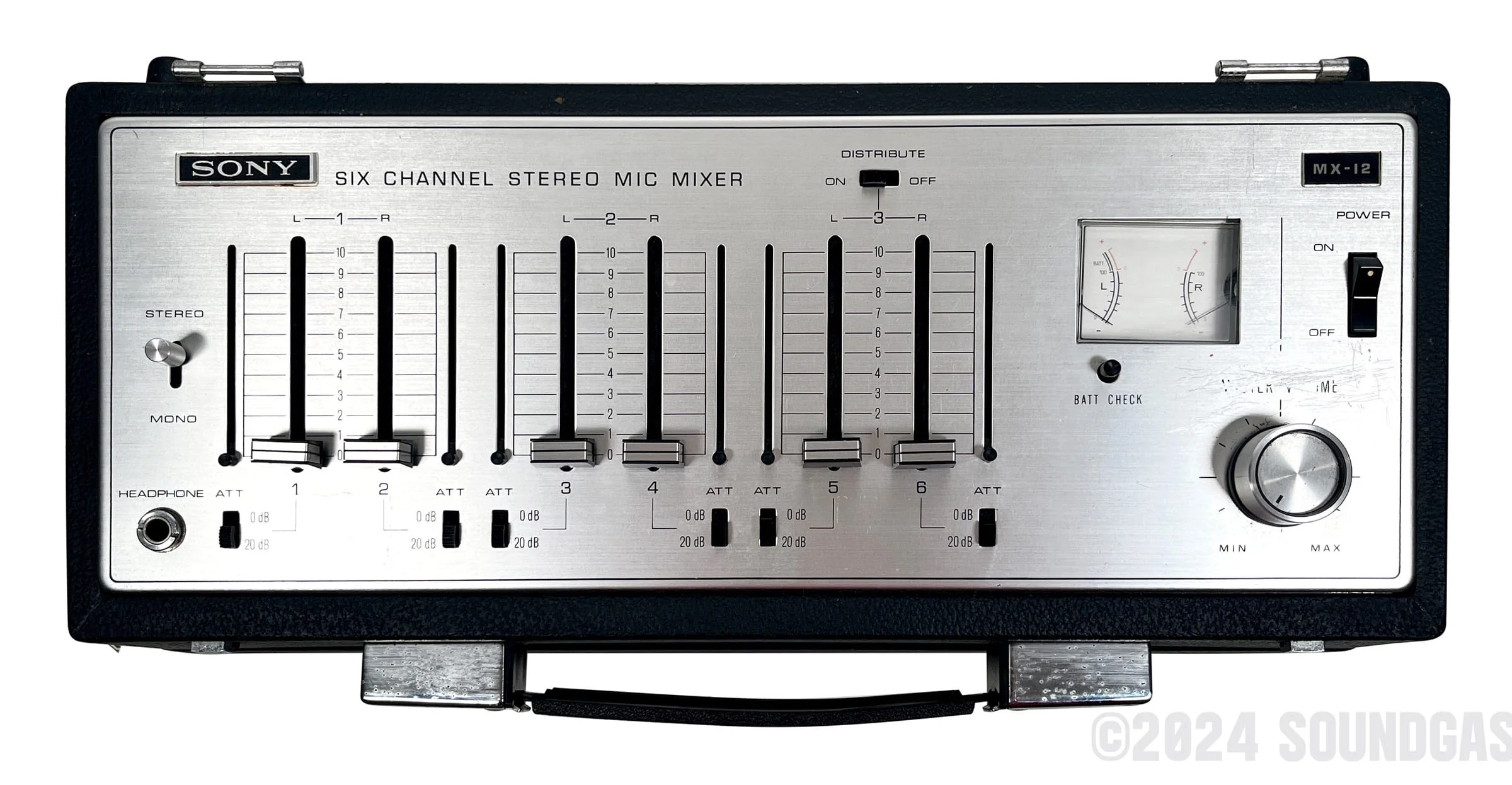 Sony MX-12 6-Channel Mixer - Image 7