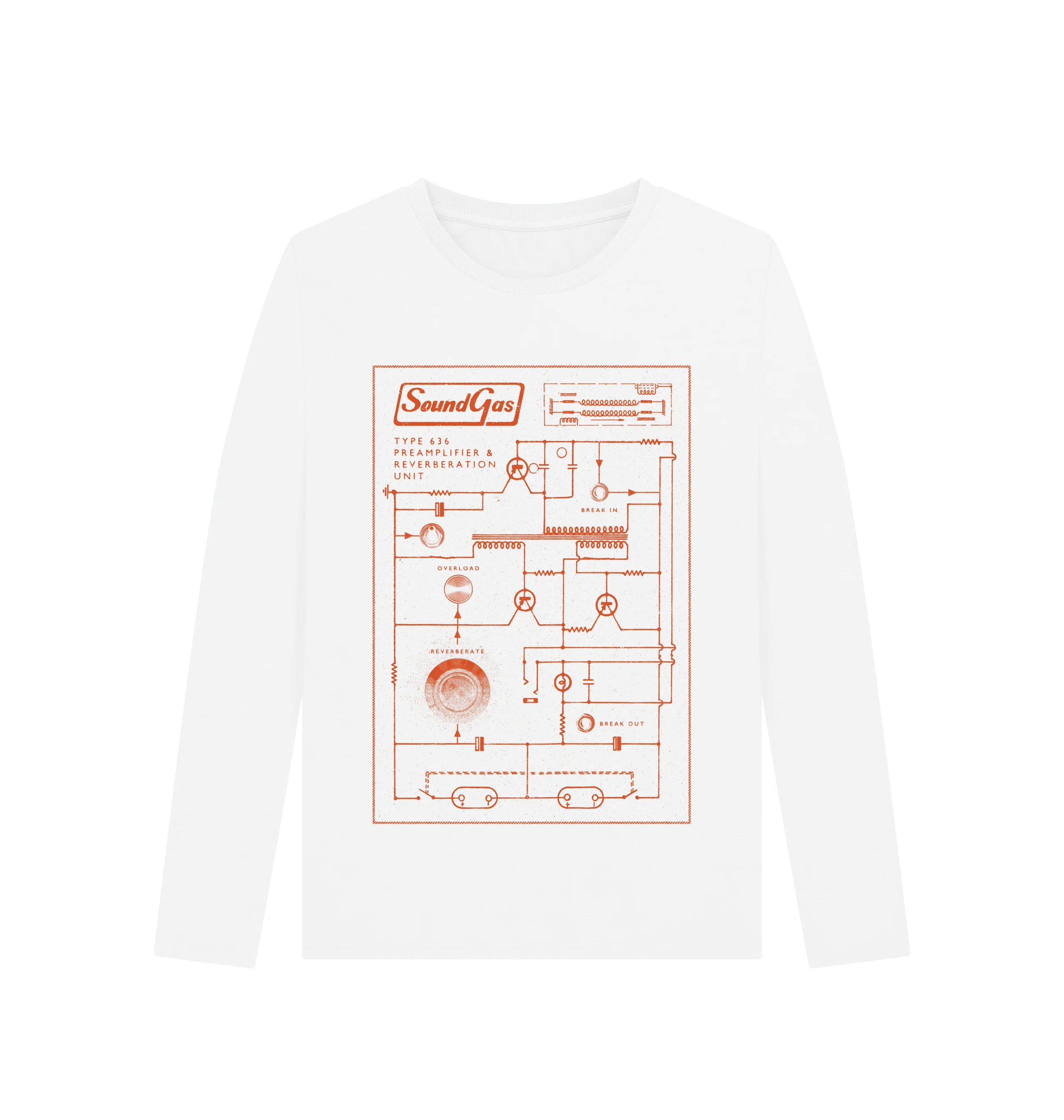Soundgas Type 636 Circuit Long Sleeve Ladies T-Shirt - Image 4