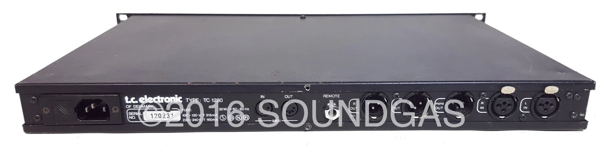 T.C. Electronic TC 1280 Stereo Digital Audio Delay - Image 2