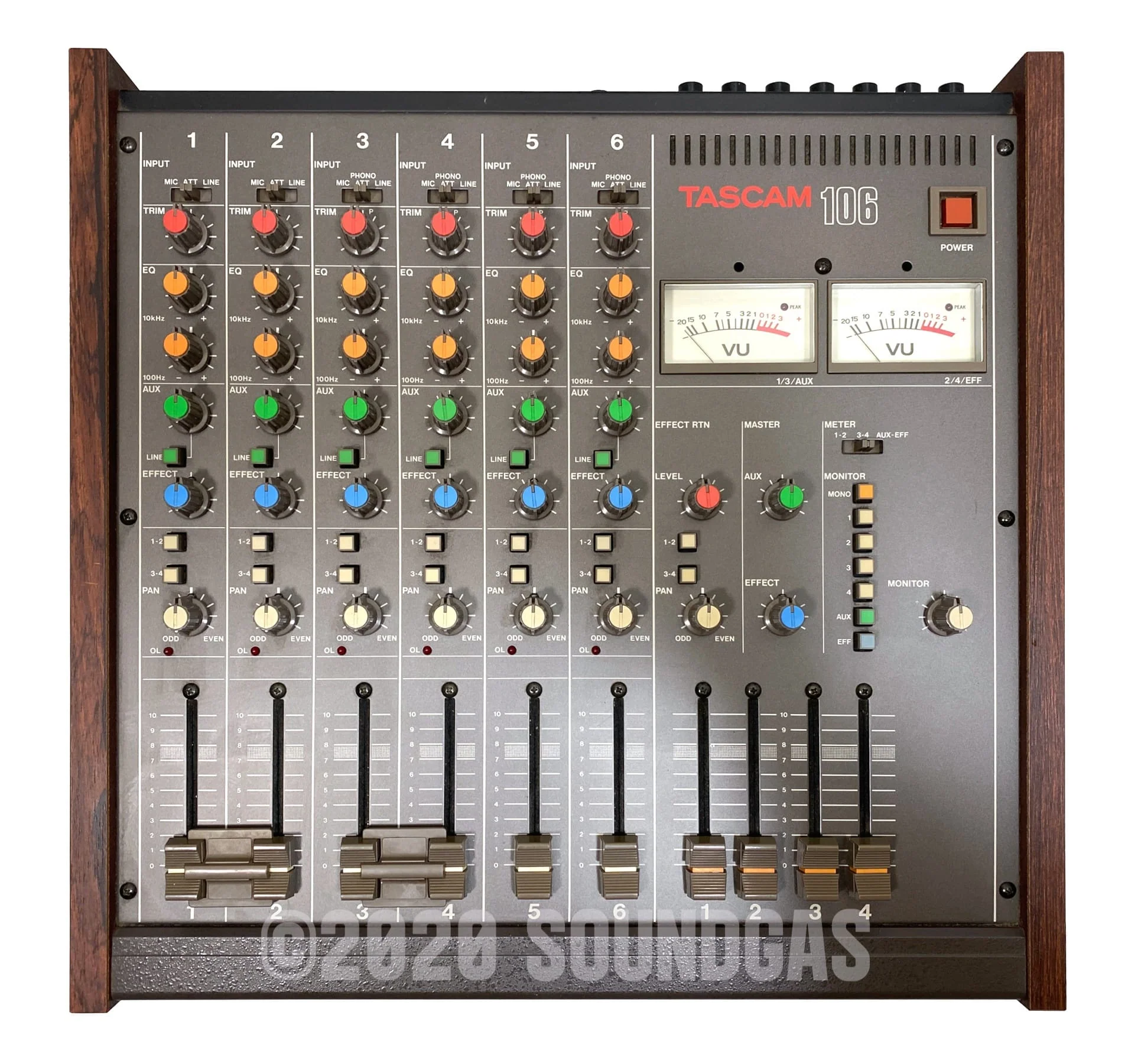 Tascam 106 Mixer - Image 2