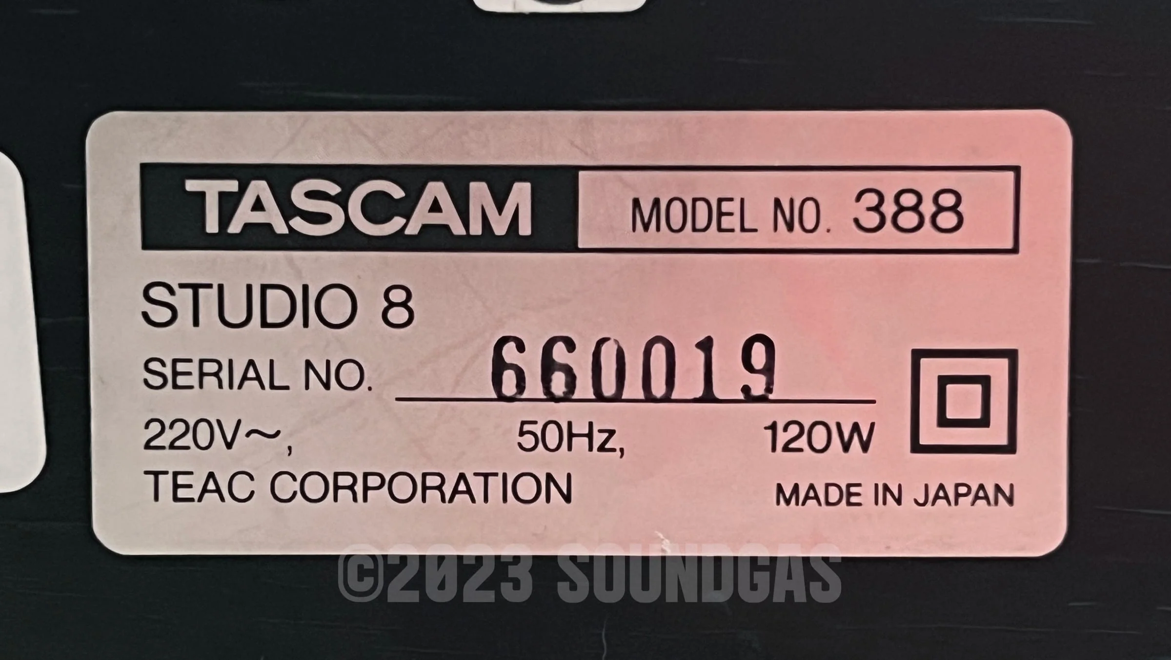 Tascam 388 Studio 8 - Image 10