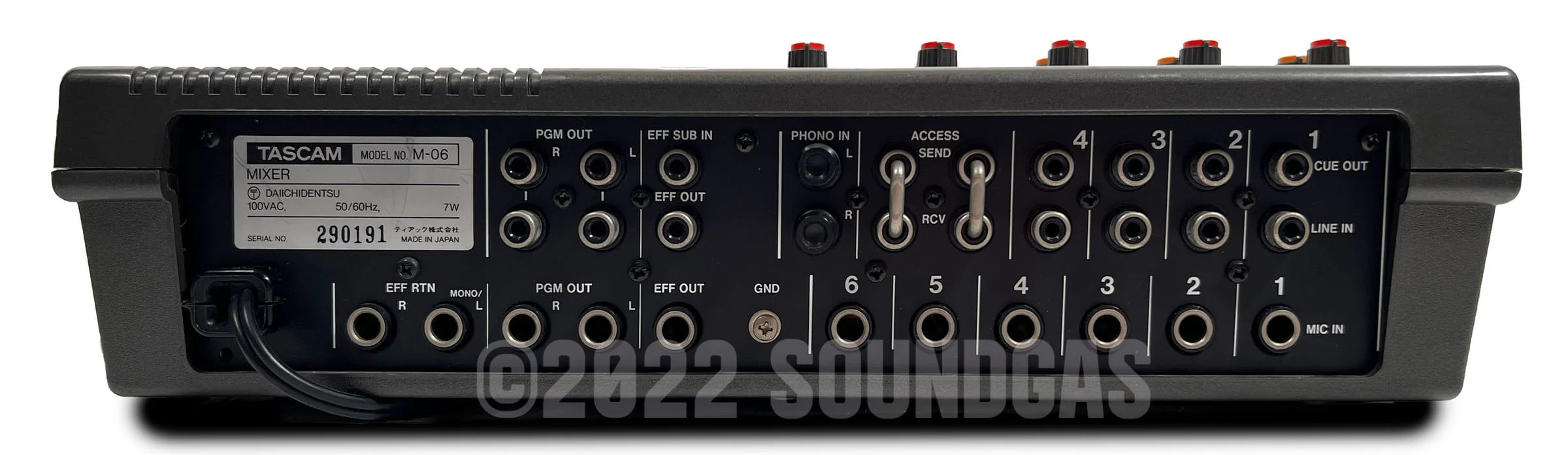 Tascam M-06 - Image 5
