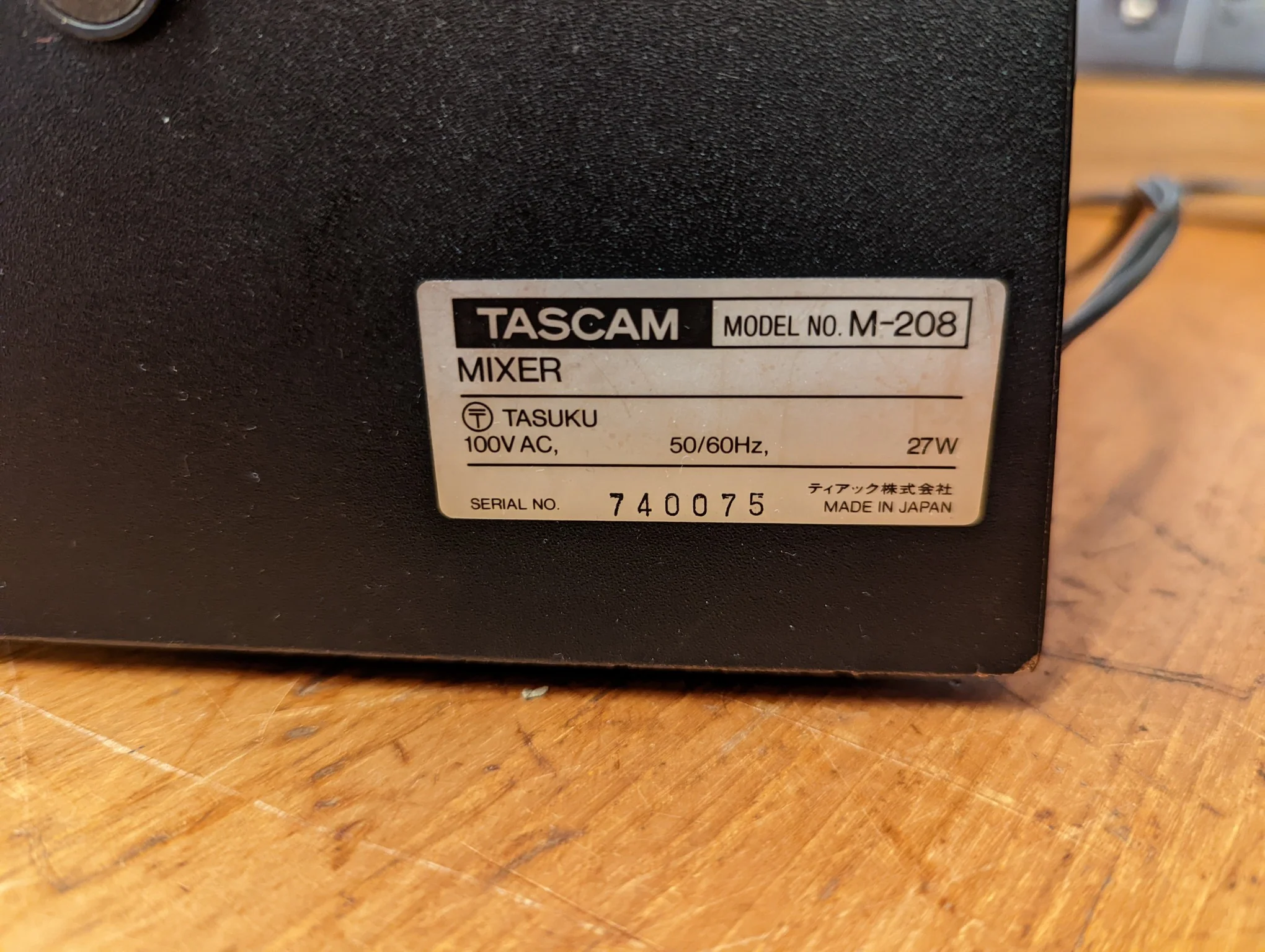 Tascam M-208 + Direct Out Mod - Image 9