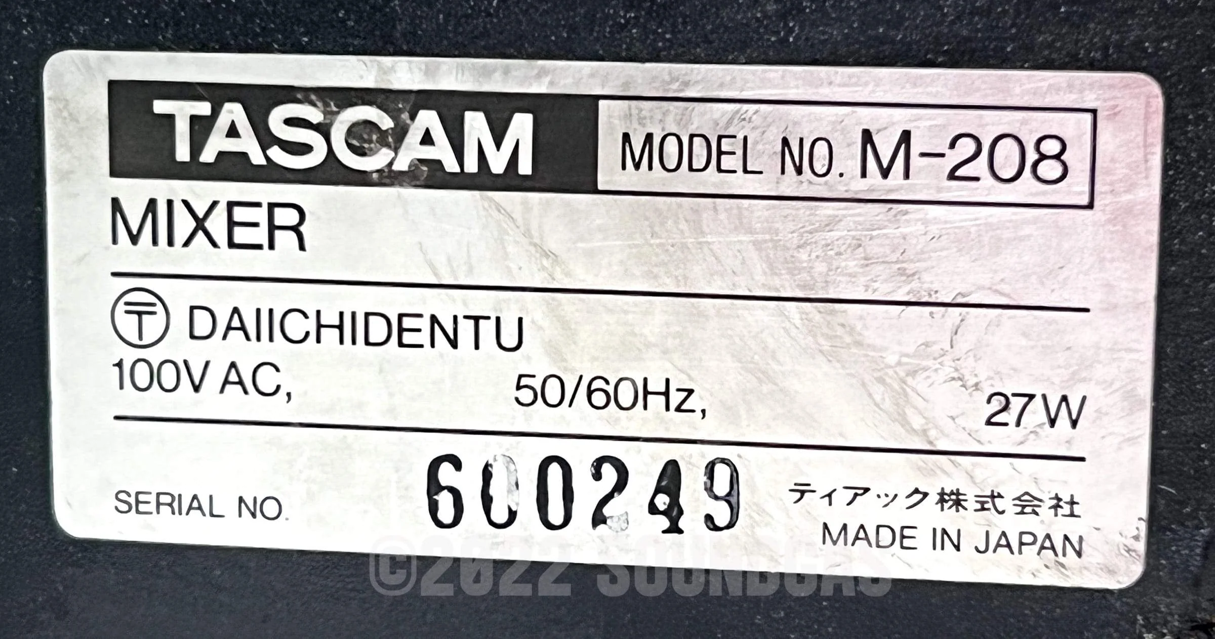 Tascam M-208 + Direct Out Mod - Image 6
