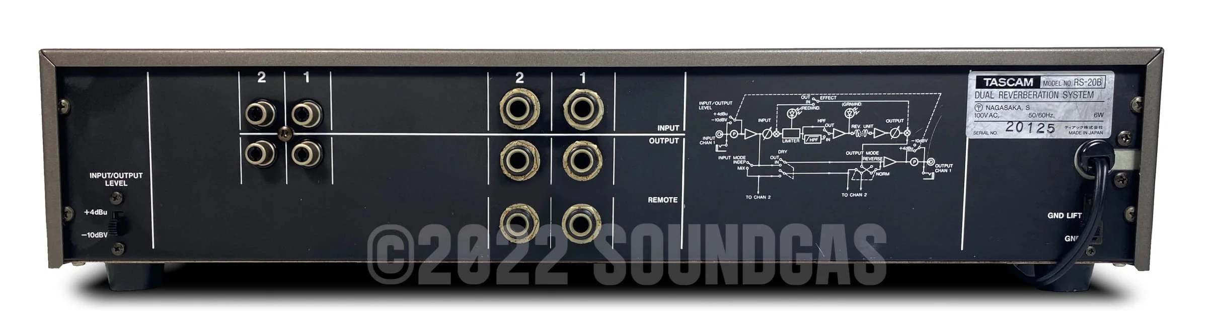 Tascam RS-20B Dual Reverberation System - Image 5