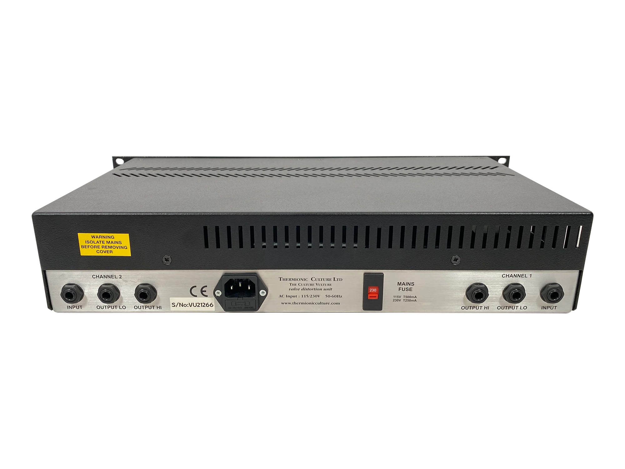 Thermionic Culture The Culture Vulture Valve Distortion Processor - SN VU21266 - Image 4