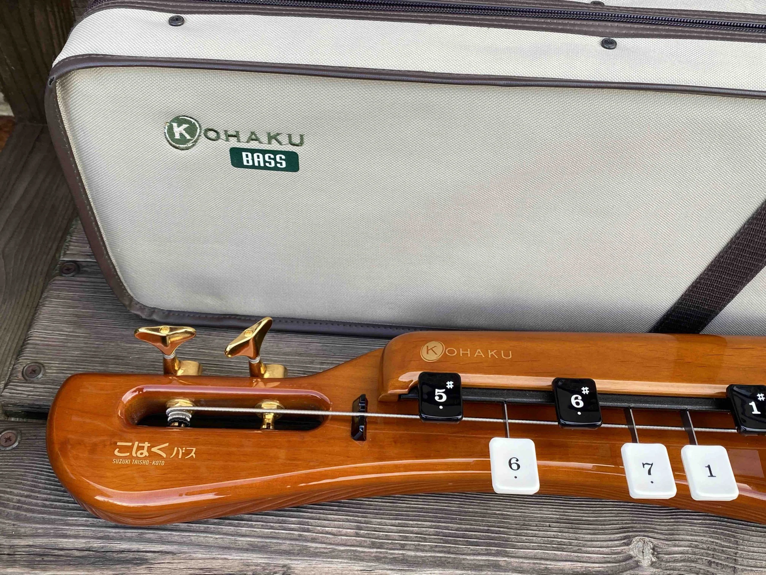 Suzuki Kohaku CHK-4 Bass Electric Taishogoto - Image 9