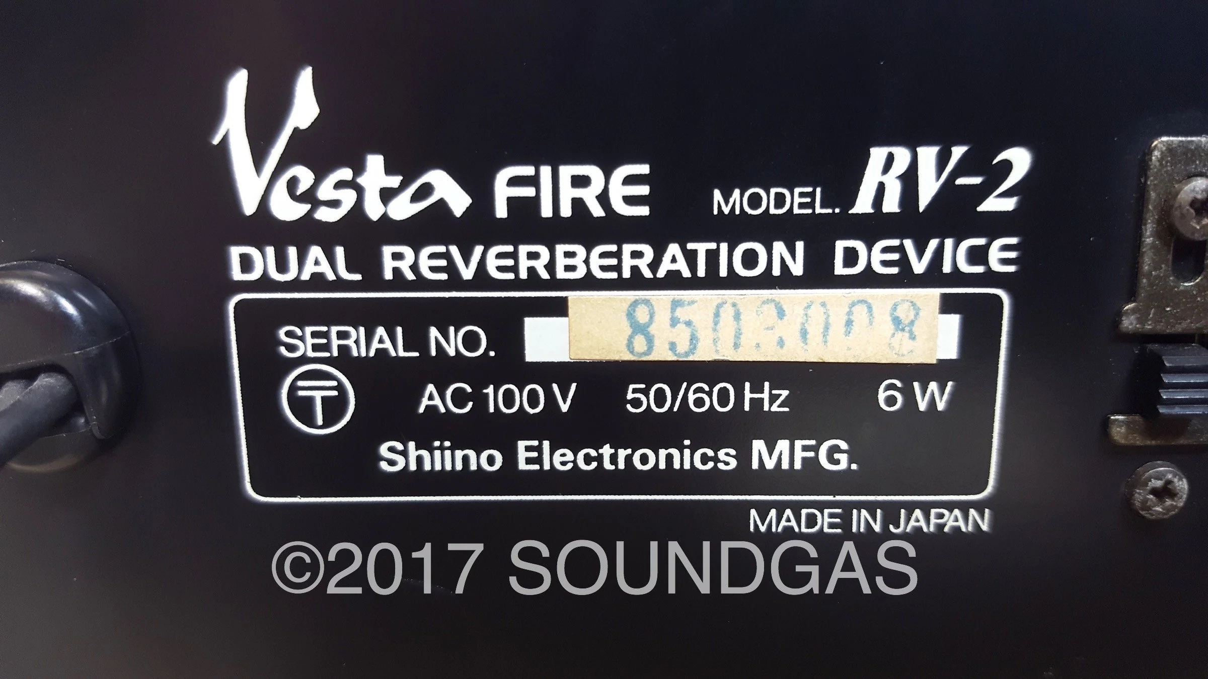 Vesta Fire RV-2 2-Channel Spring Reverb - Image 7