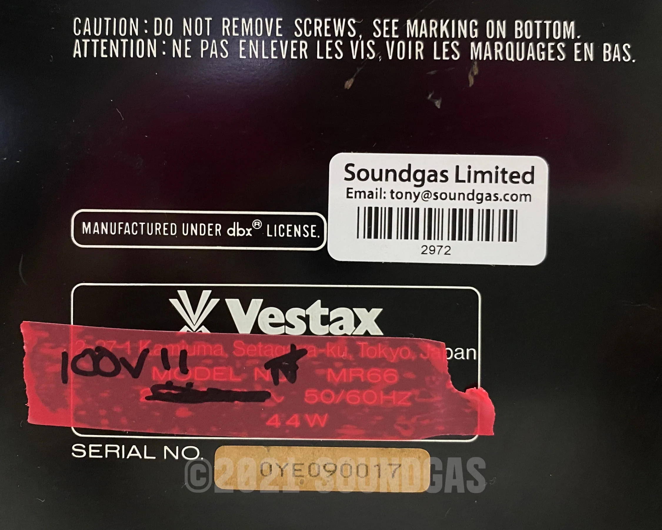 Vestax MR-66 6-Track Recorder - Image 6