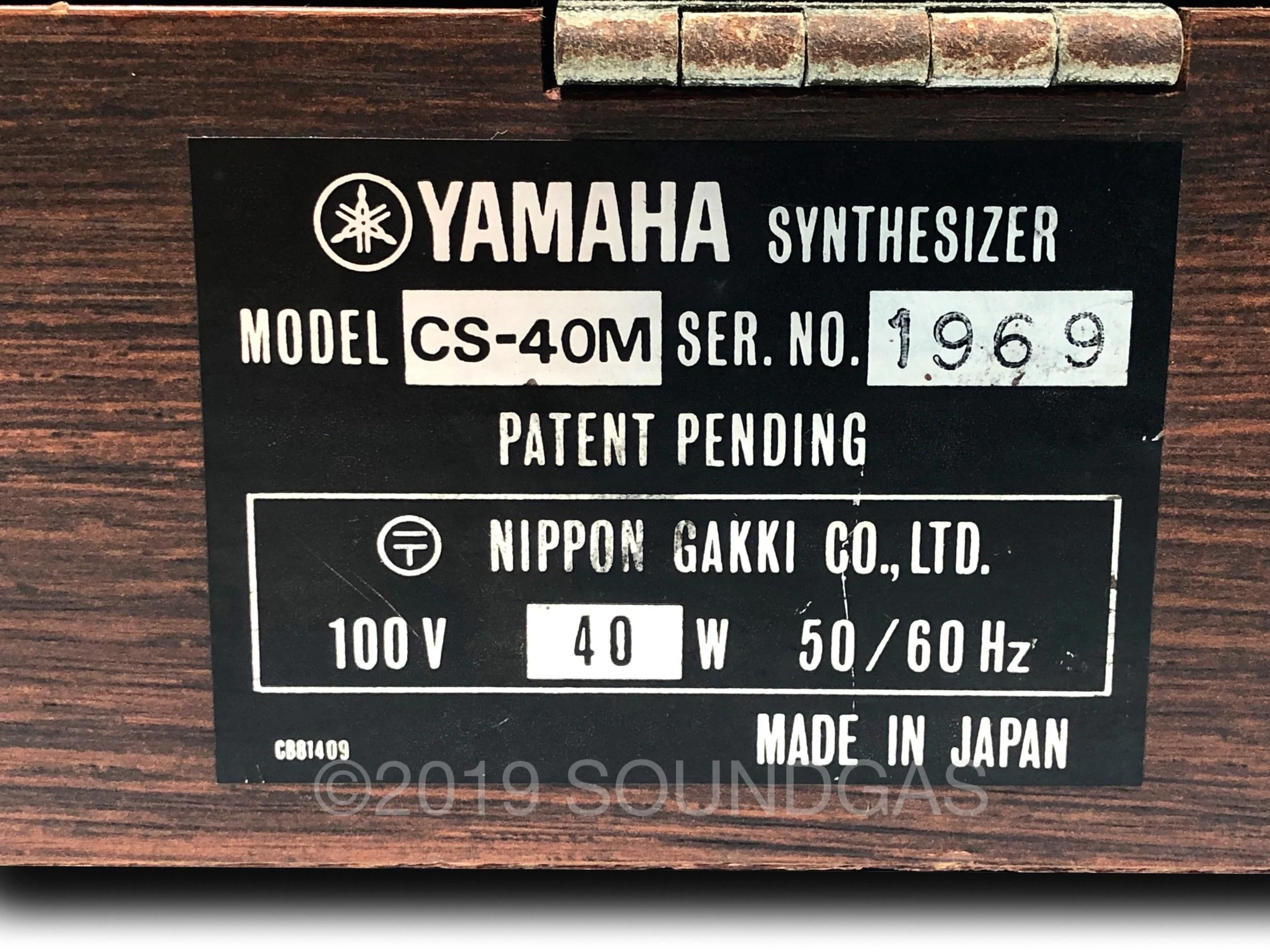 Yamaha CS-40M - Image 10