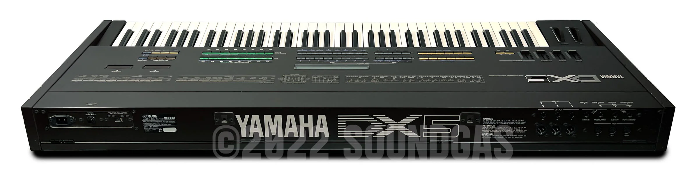 Yamaha DX5, BC1, ROMs, Cased / DX-5 - Image 10