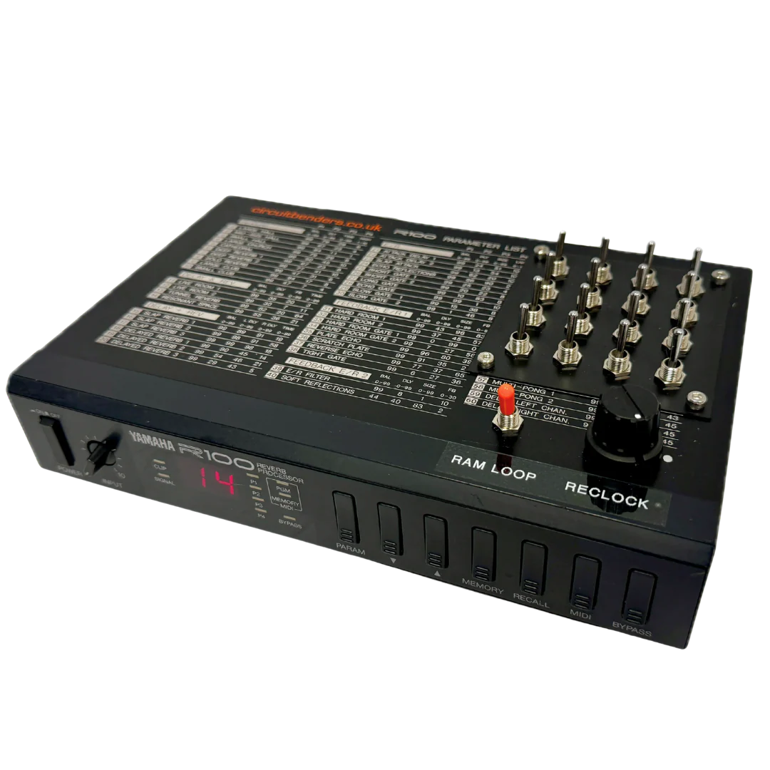 Yamaha R100 Reverb Processor Circuitbent - SN OY02505