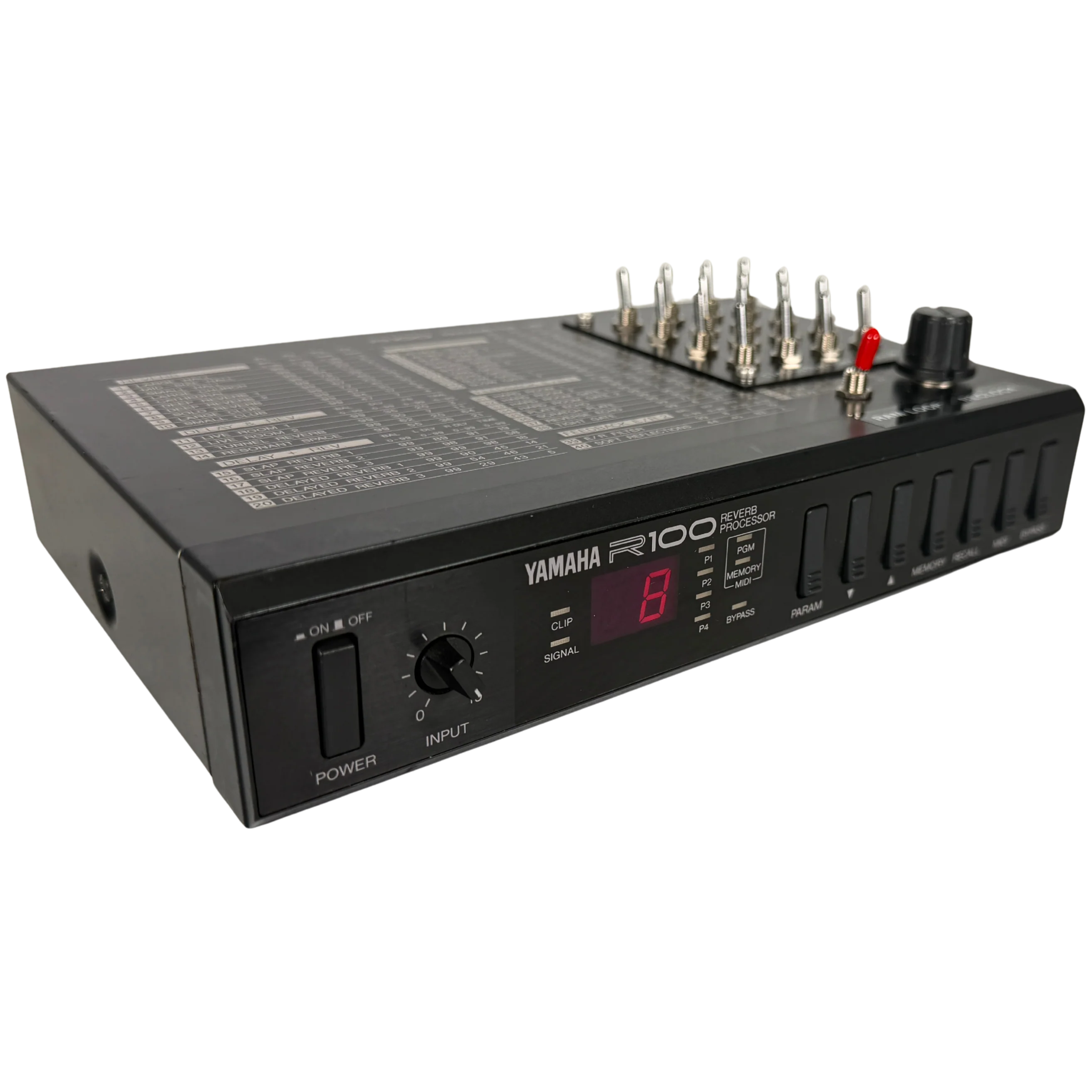Yamaha R100 Reverb Processor Circuitbent - SN OY02505 - Image 5