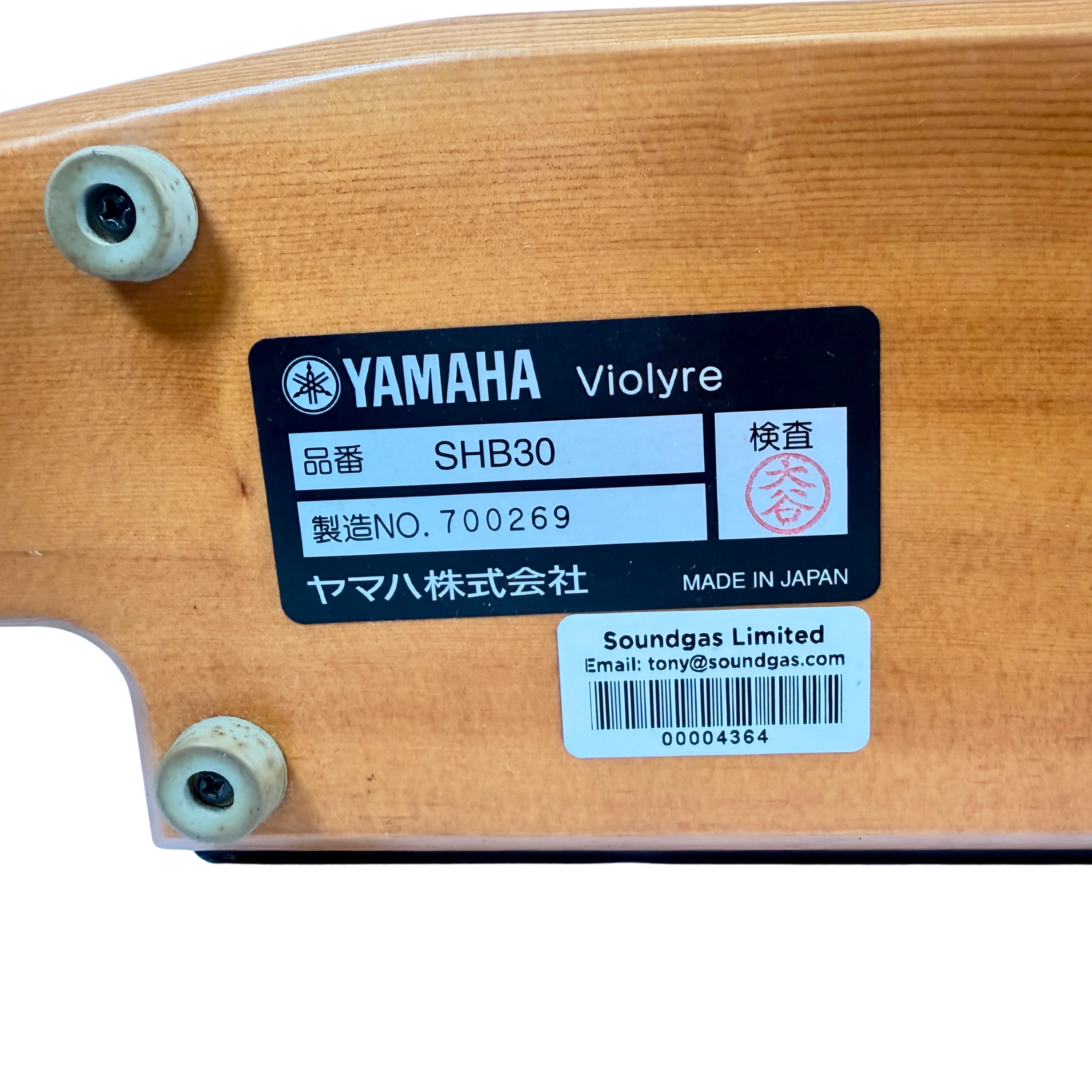 Yamaha SHB-30 Bass Violyre Taishogoto - SN 700269 - Image 6